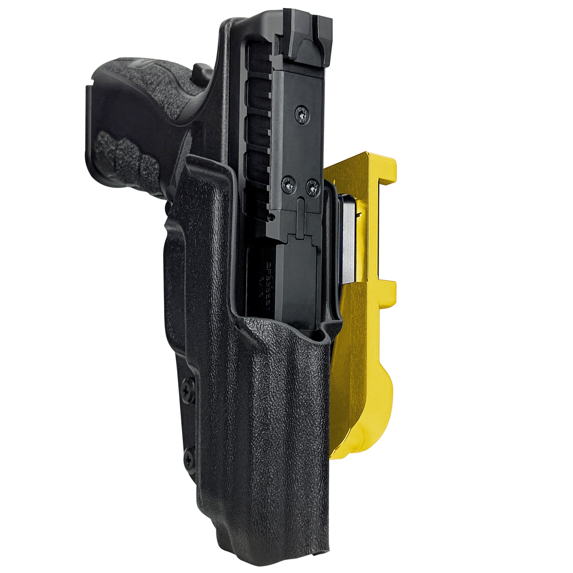 Springfield XD MOD.3 IDPA Quick Mount Holster with 24K Gold Belt Attachment, Black Holster Shell