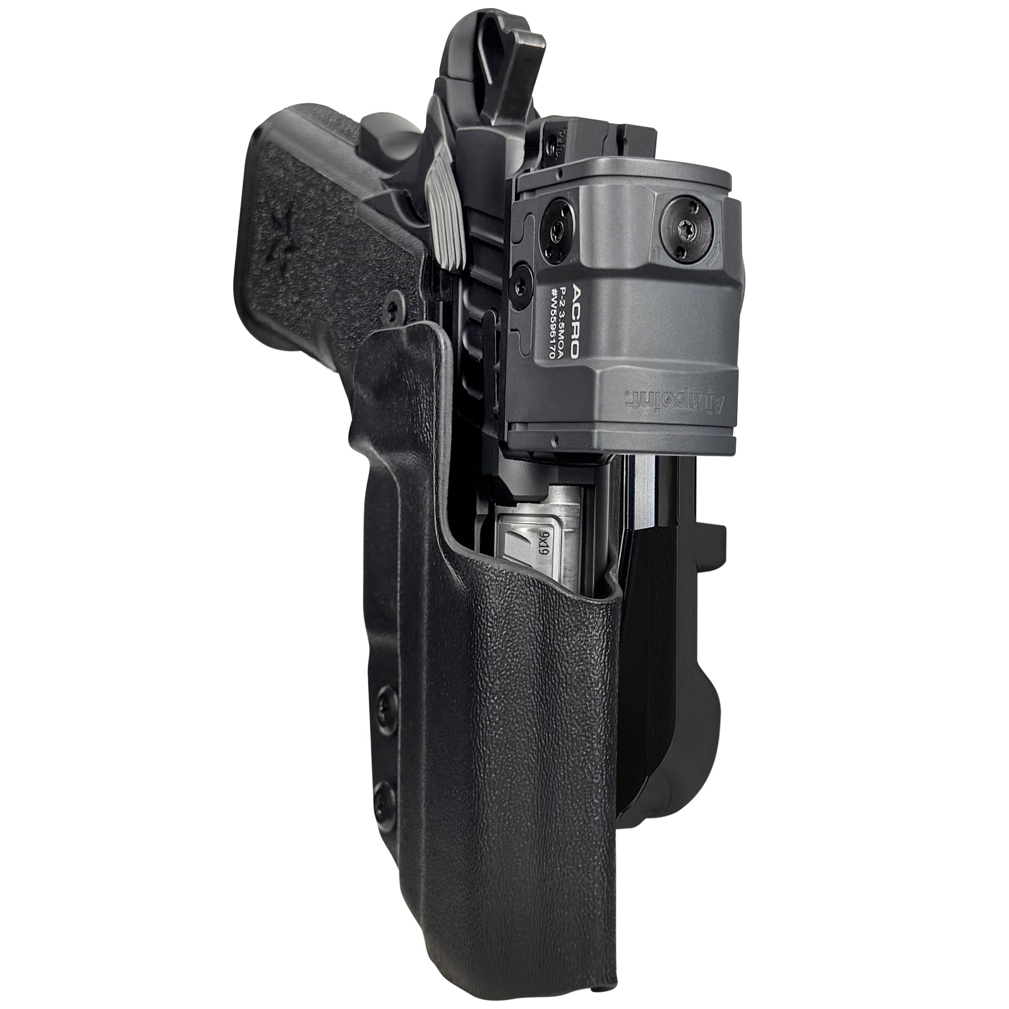 Staccato CS 2024 IDPA Quick Mount Holster with Black Belt Attachment, Black Holster Shell