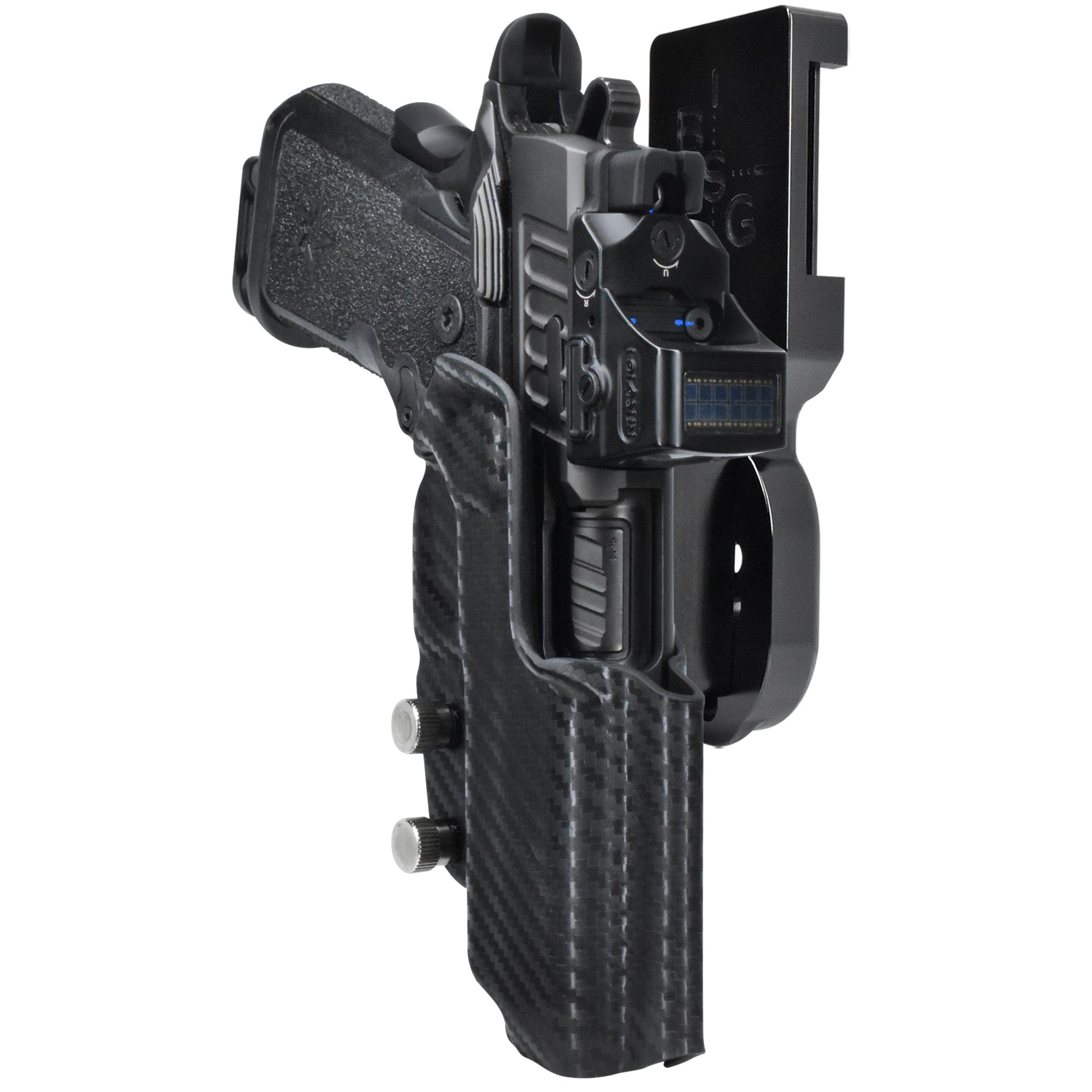 Staccato C Pro Heavy Duty Competition Holster in Black / Carbon Fiber