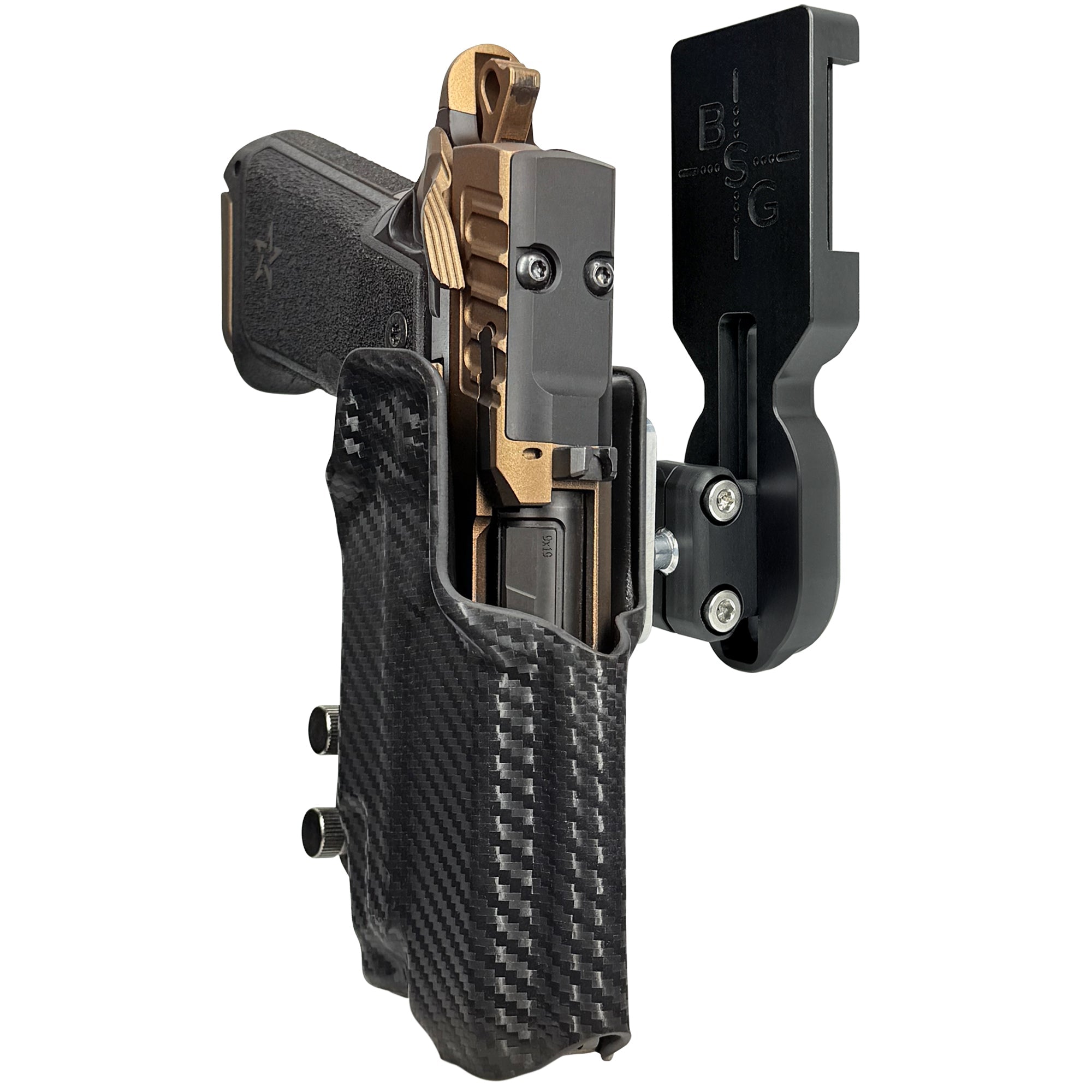 Staccato HD P4 TLR7X Pro Ball Joint Competition Holster in Carbon Fiber