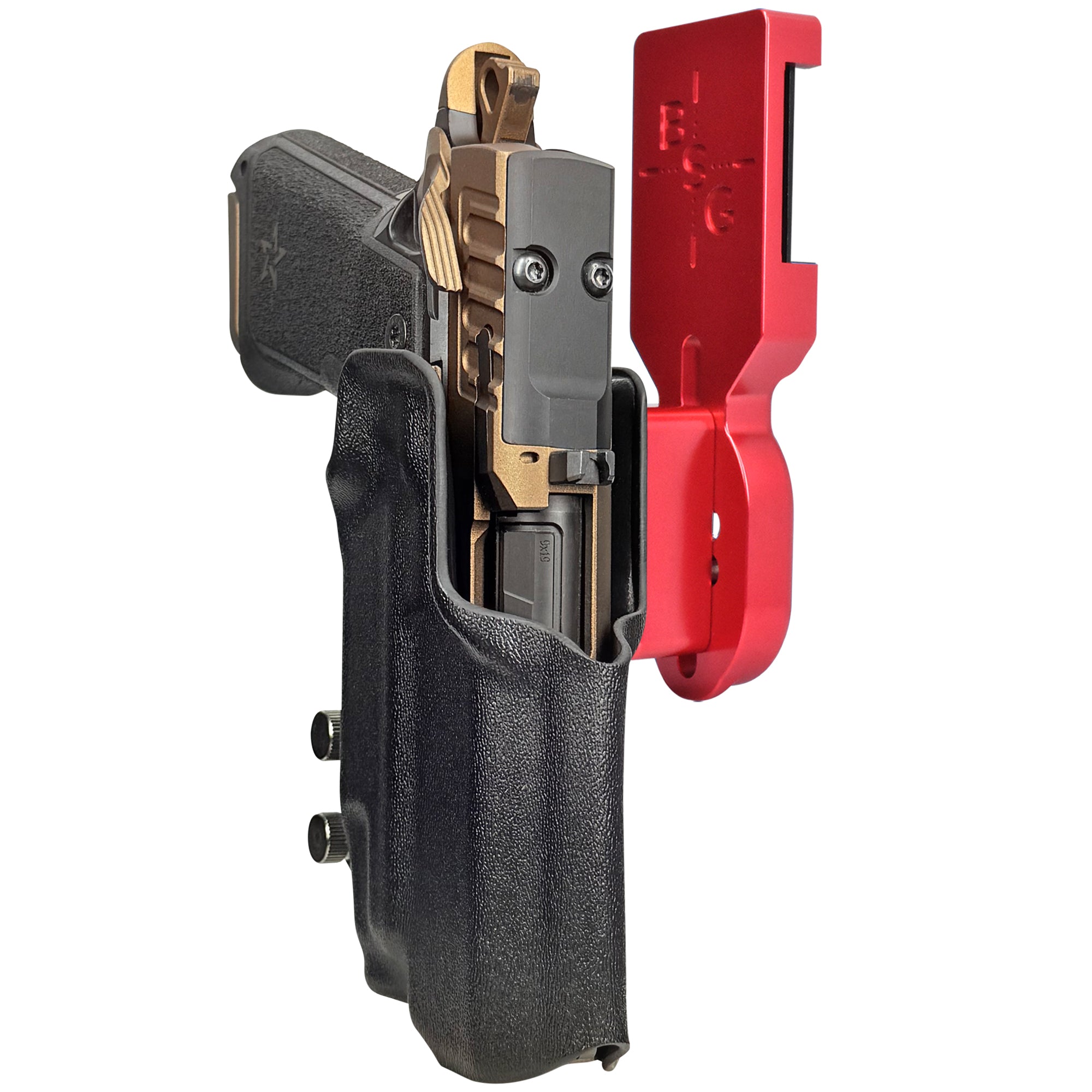 Staccato HD P4 TLR7X Pro Heavy Duty Competition Holster in Red / Black
