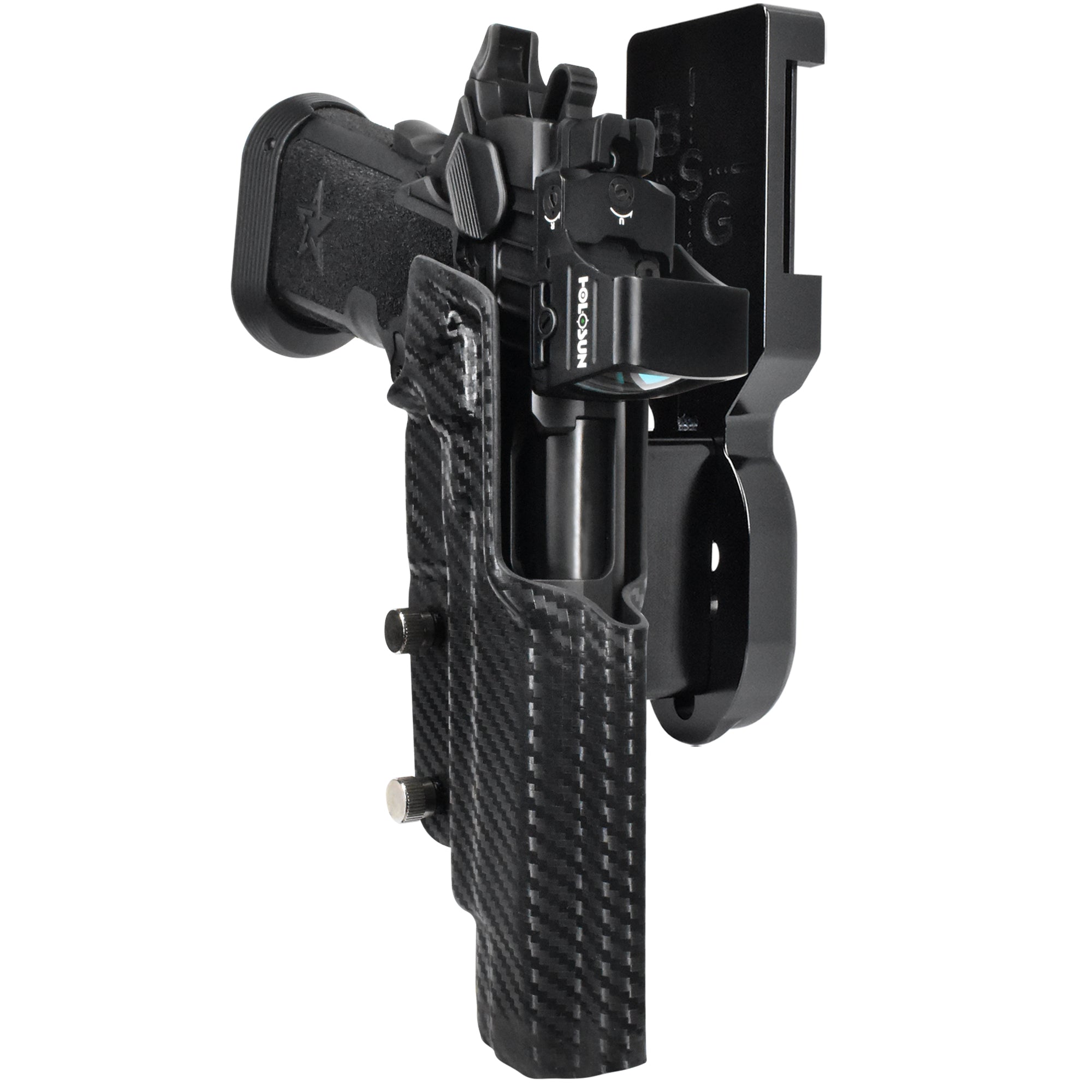 Staccato XL Pro Heavy Duty Competition Holster in Black / Carbon Fiber