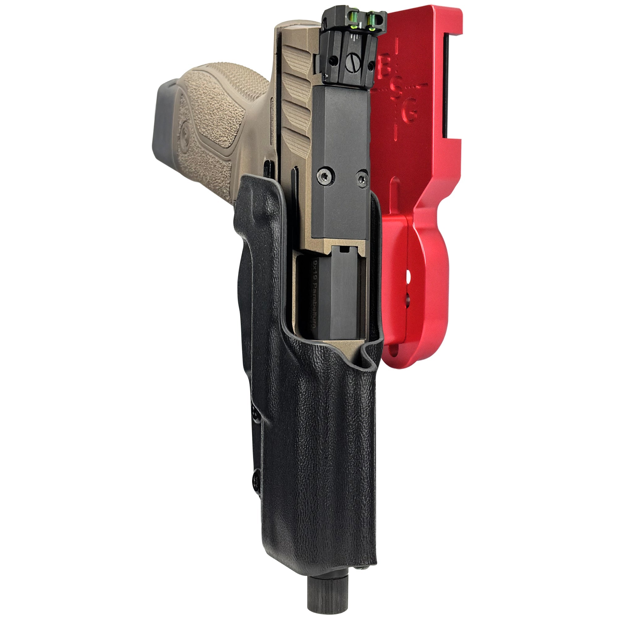 Stoeger STR-9 Combat SX Pro Heavy Duty Competition Holster in Red / Black