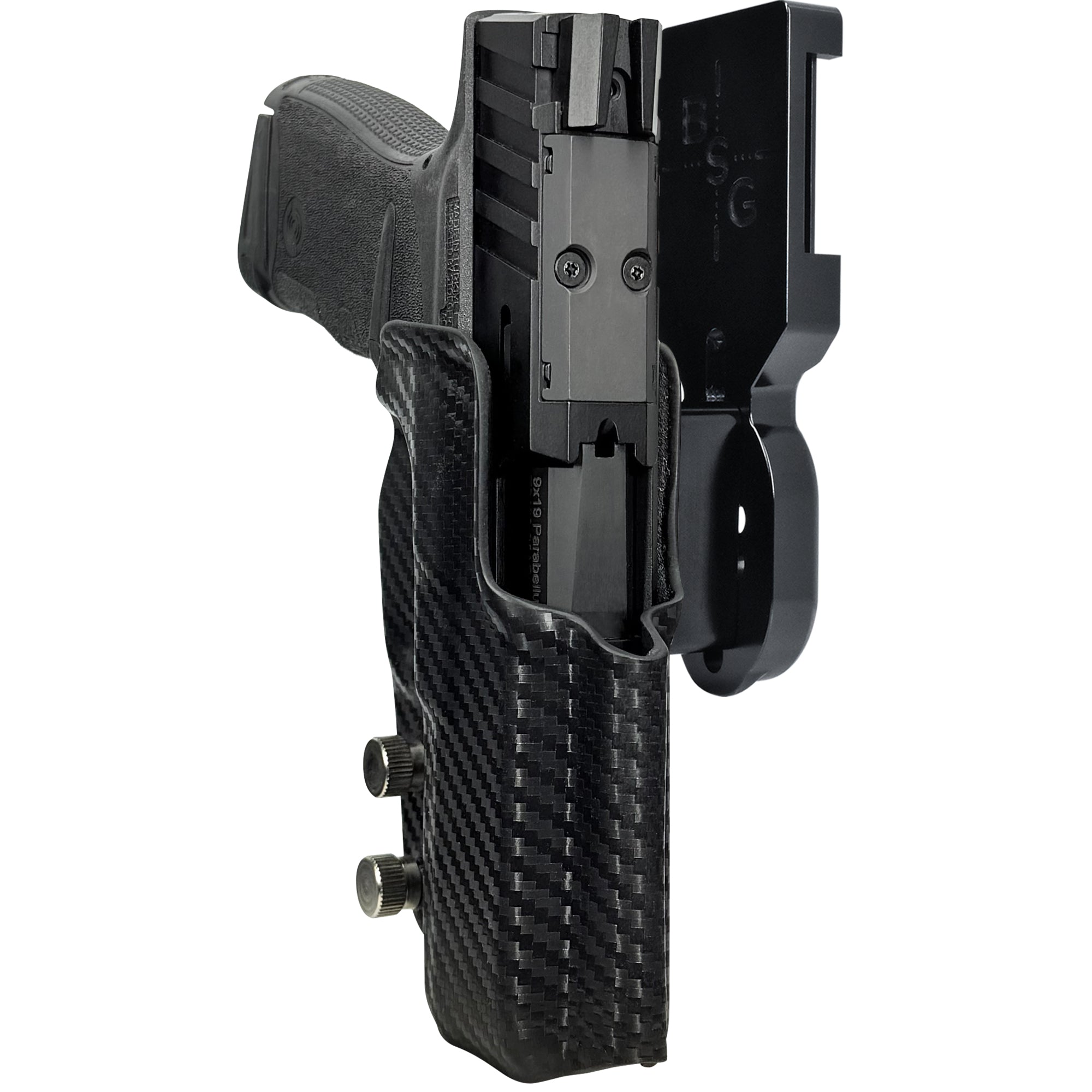 Stoeger STR-9 ThinLine Pro Heavy Duty Competition Holster in Black / Carbon Fiber