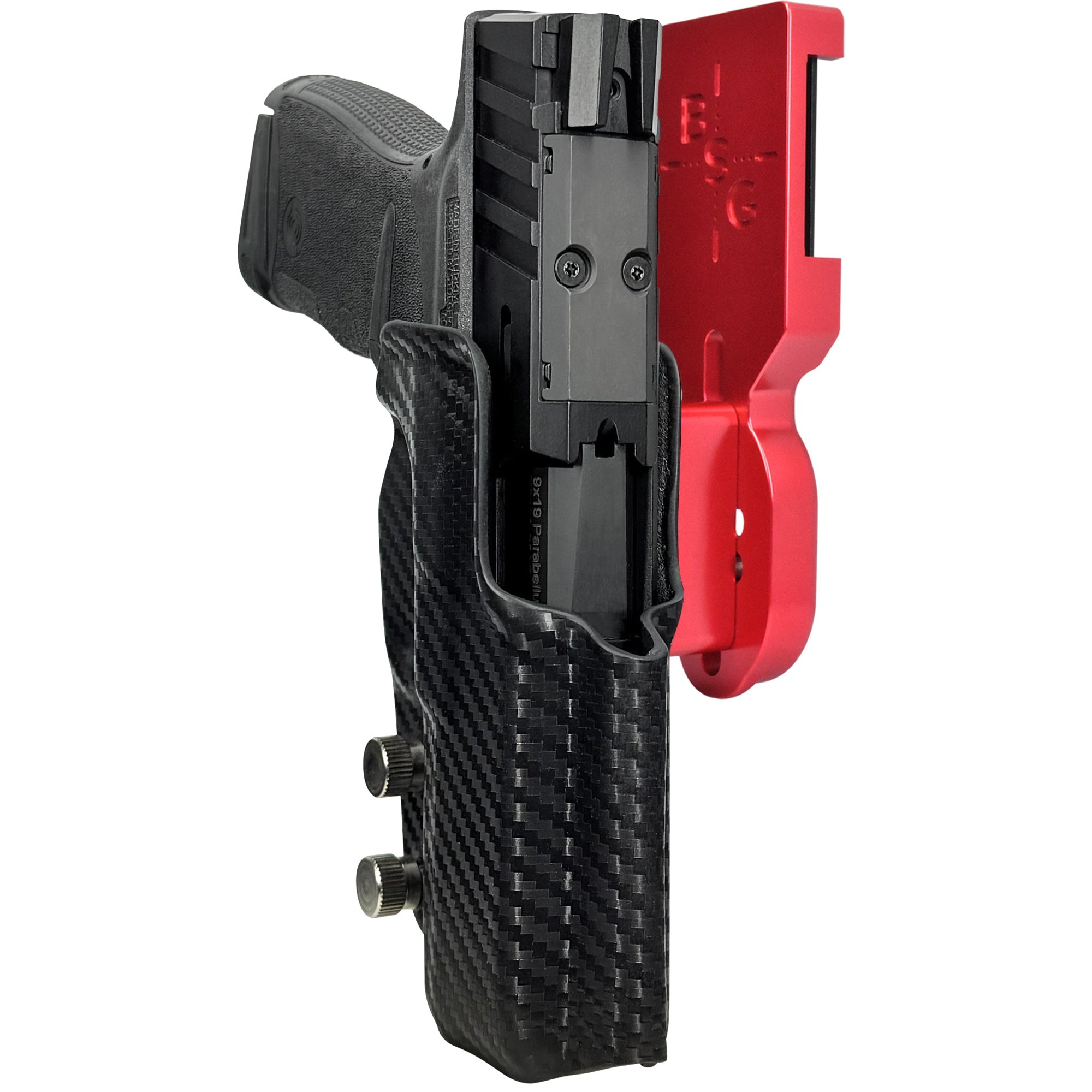 Stoeger STR-9 ThinLine Pro Heavy Duty Competition Holster in Red / Carbon Fiber