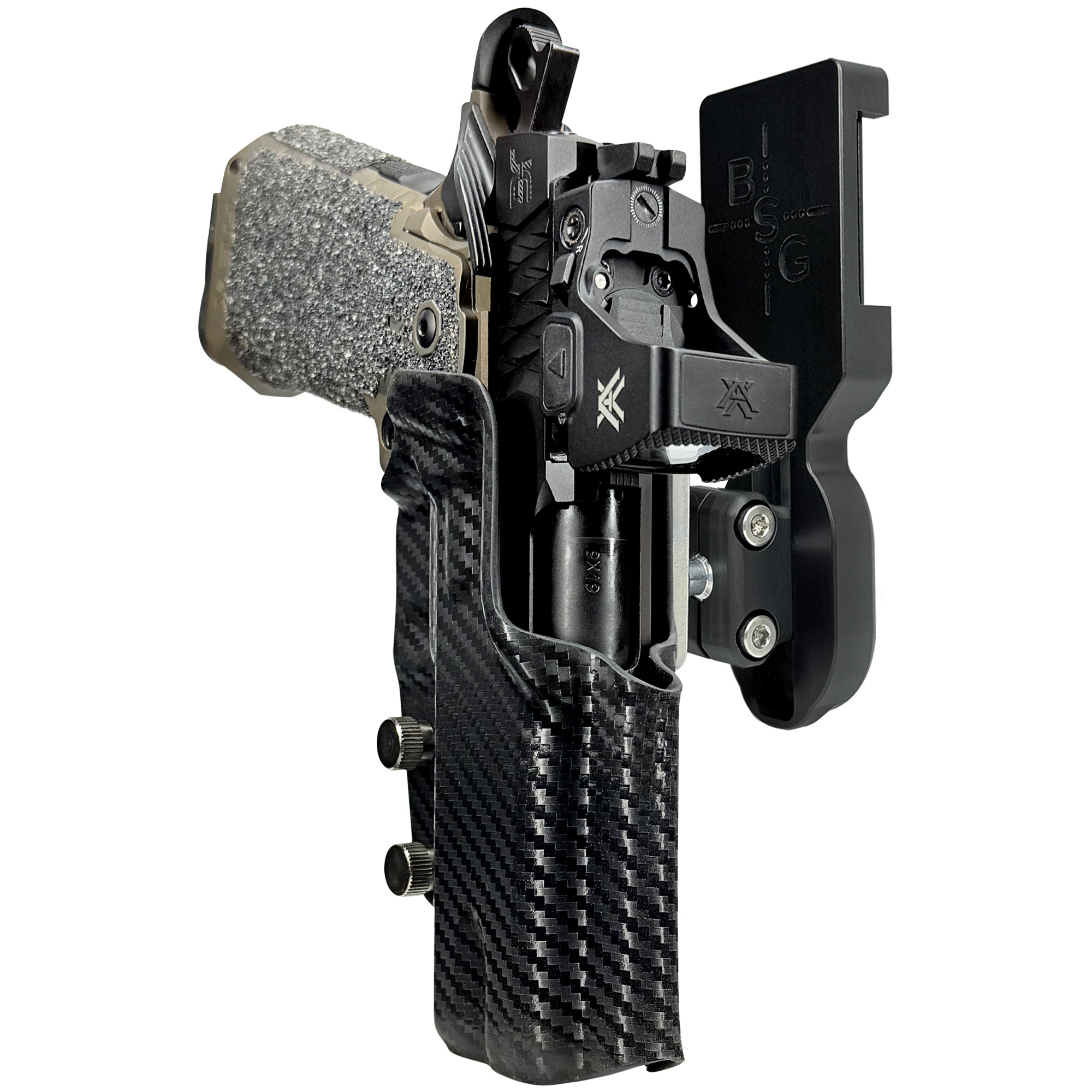 Jacob Grey HEX Pro Ball Joint Competition Holster in Carbon Fiber