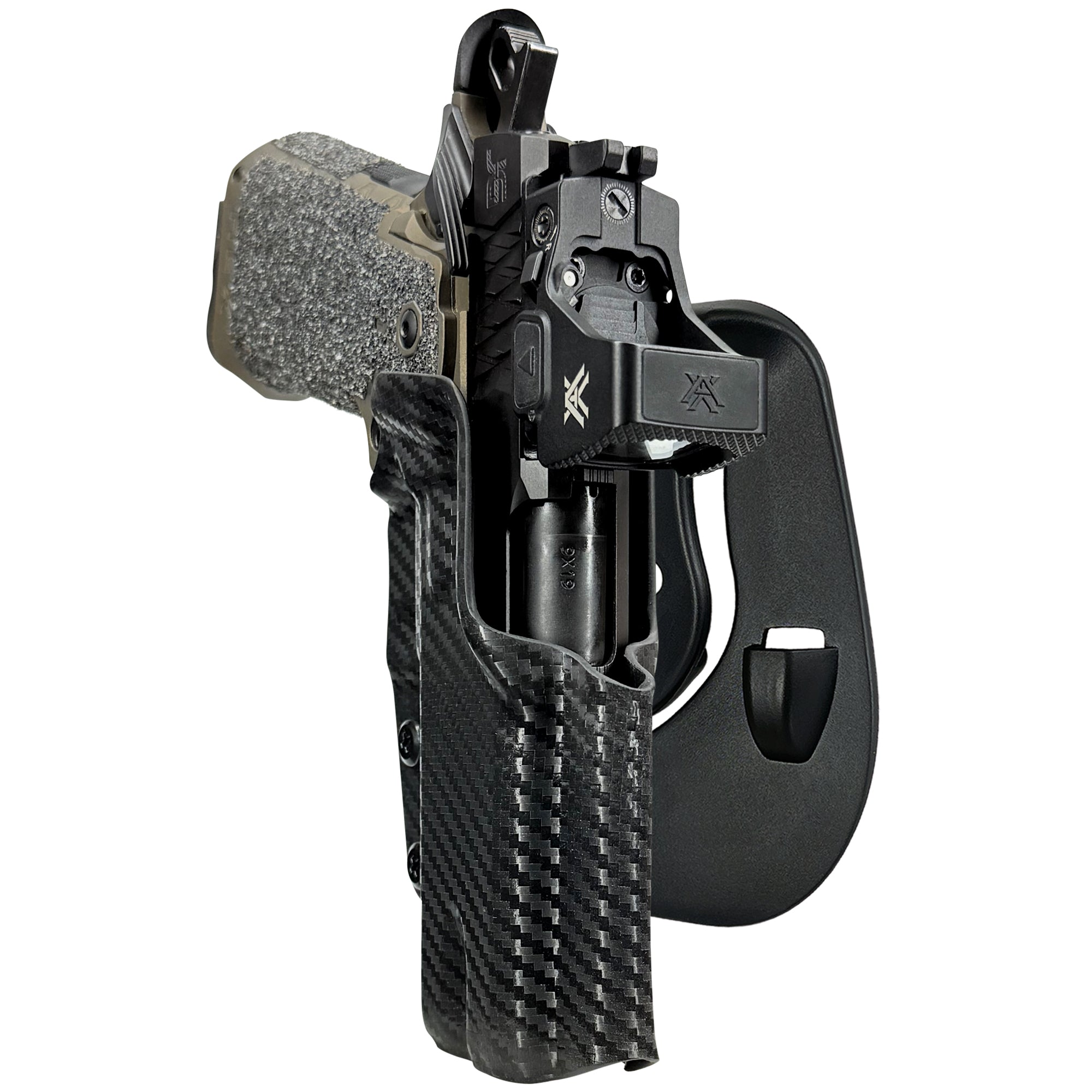 Jacob Grey HEX OWB Paddle Holster in Carbon Fiber