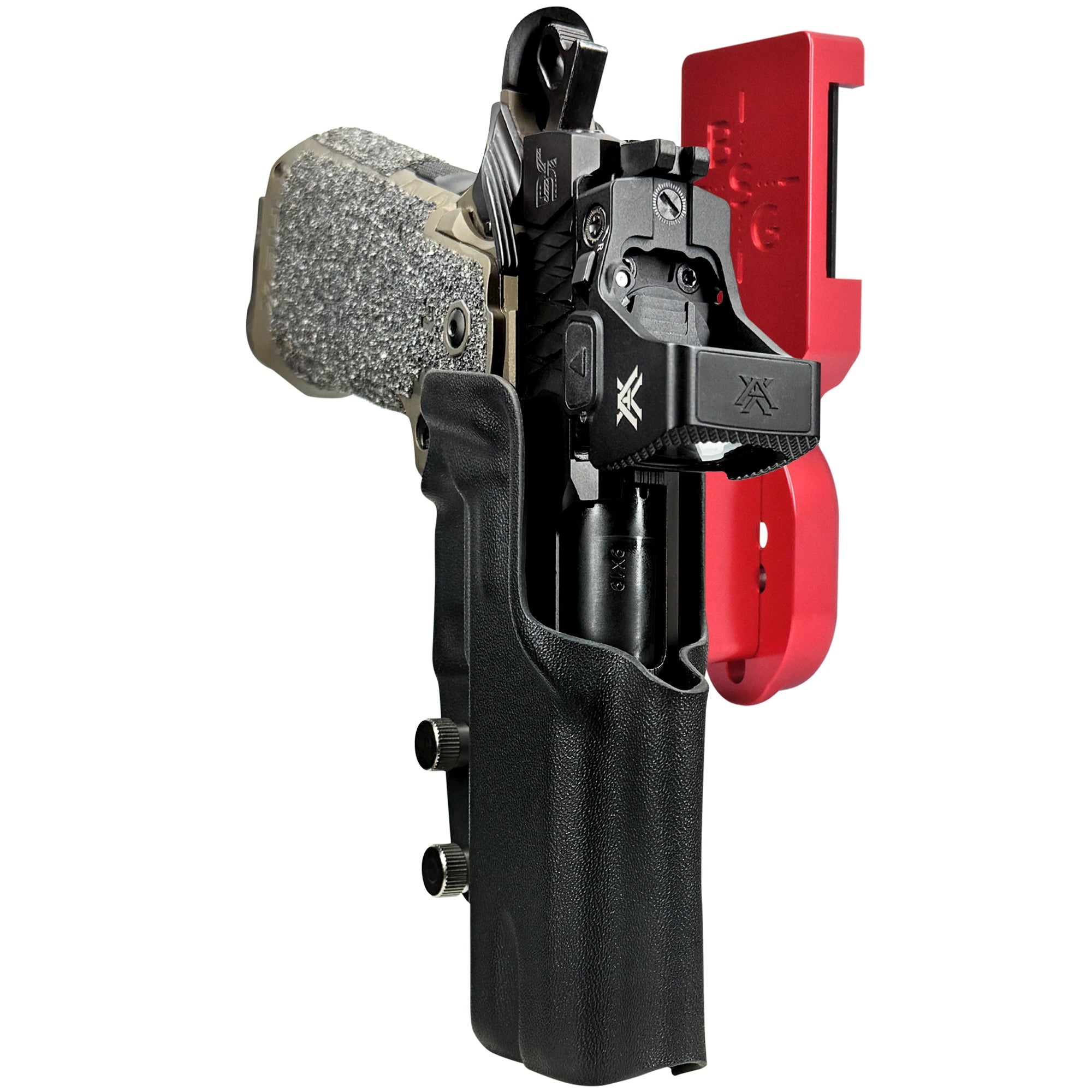 Jacob Grey HEX Pro Heavy Duty Competition Holster in Red / Black