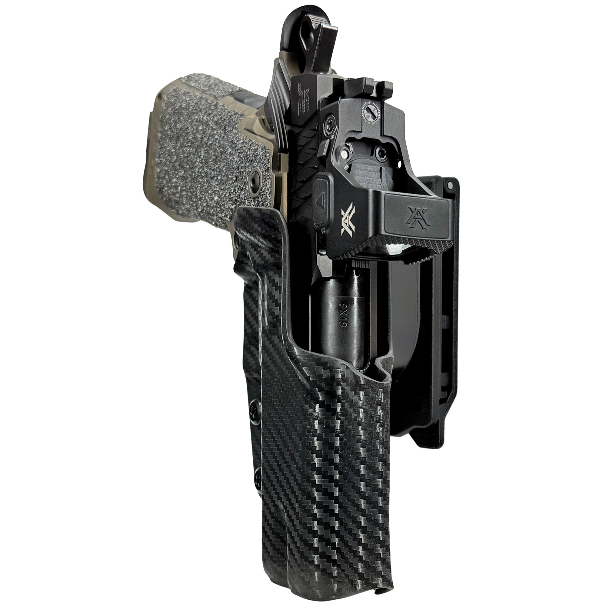 Jacob Grey HEX Quick Release IDPA Holster in Carbon Fiber