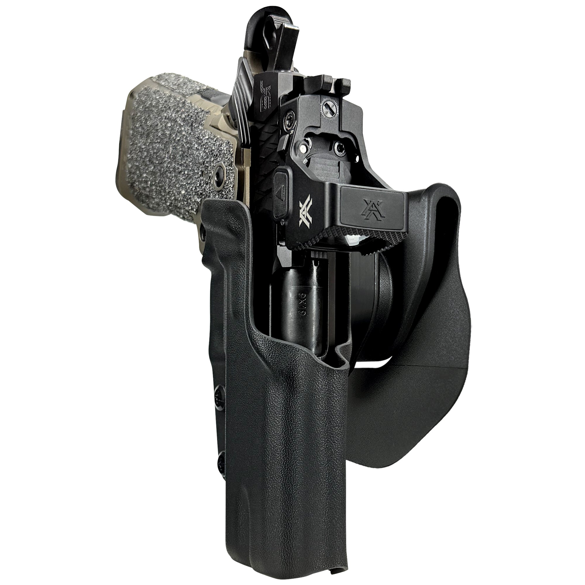 Jacob Grey HEX OWB Quick Release Paddle Holster in Black