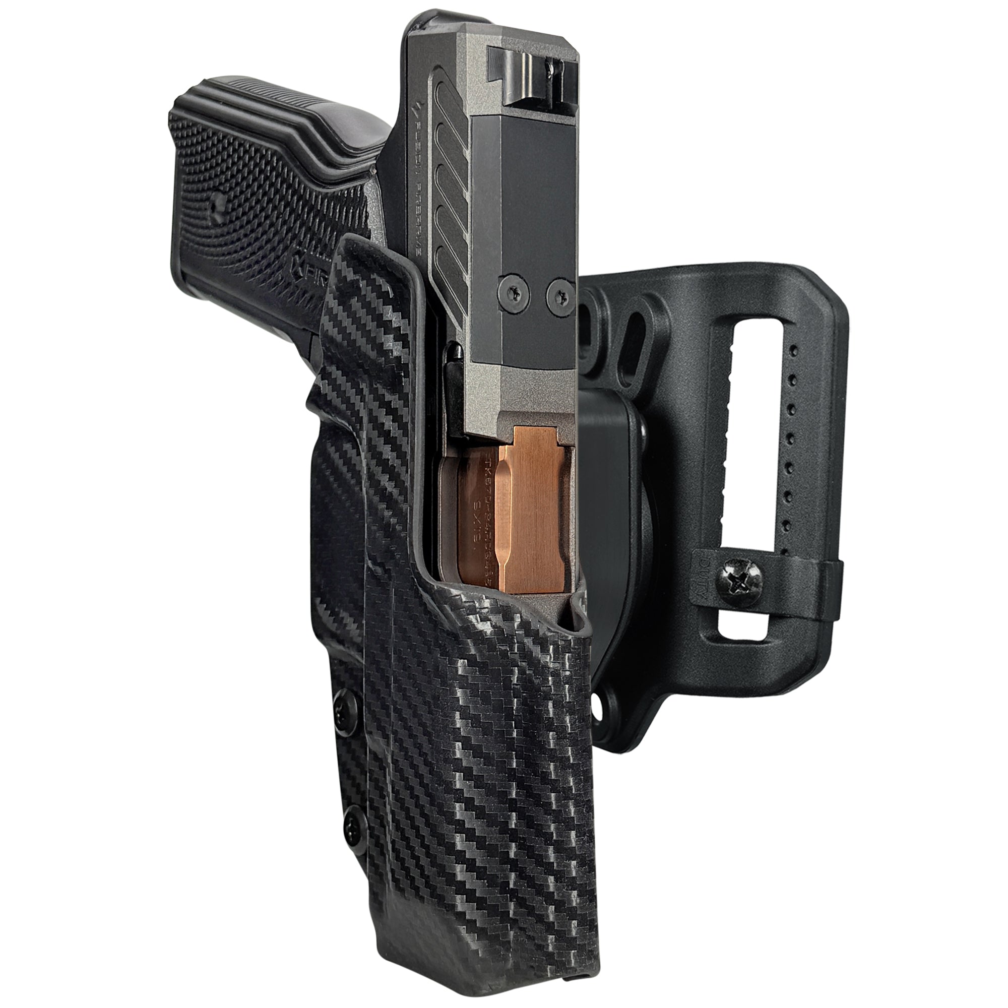 Fusion XF Pro Quick Release Belt Loop Holster in Carbon Fiber