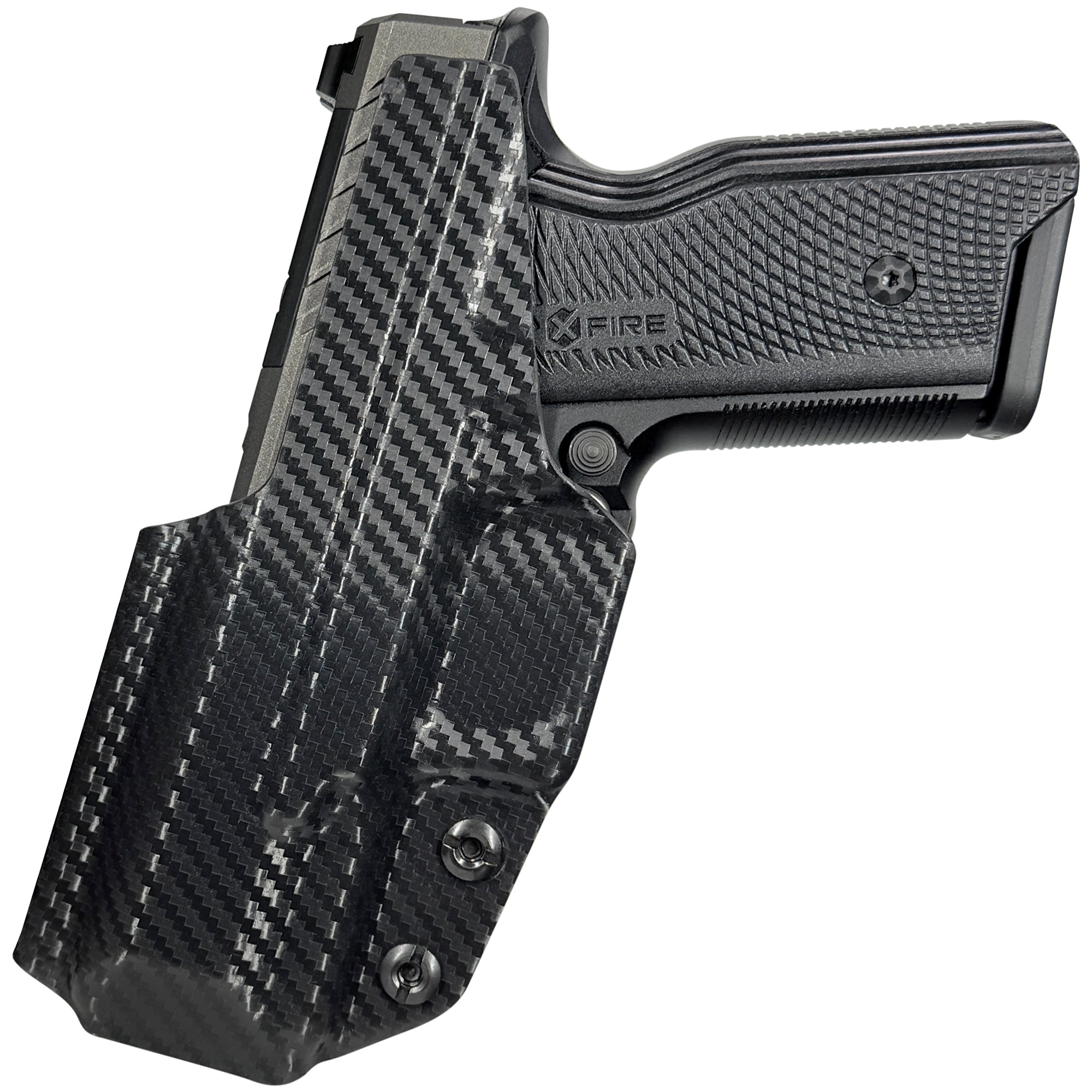 Fusion Firearms XF Pro Inside the Waistband Holster in Carbon Fiber - Rear