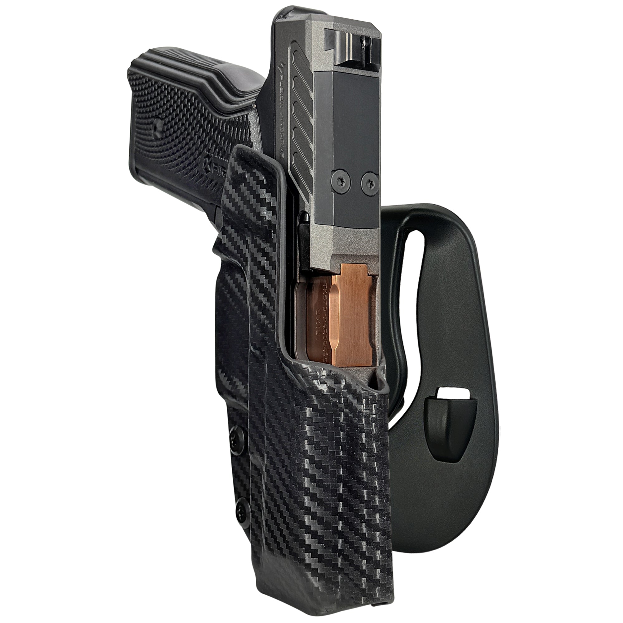 Fusion XF Pro OWB Paddle Holster in Carbon Fiber