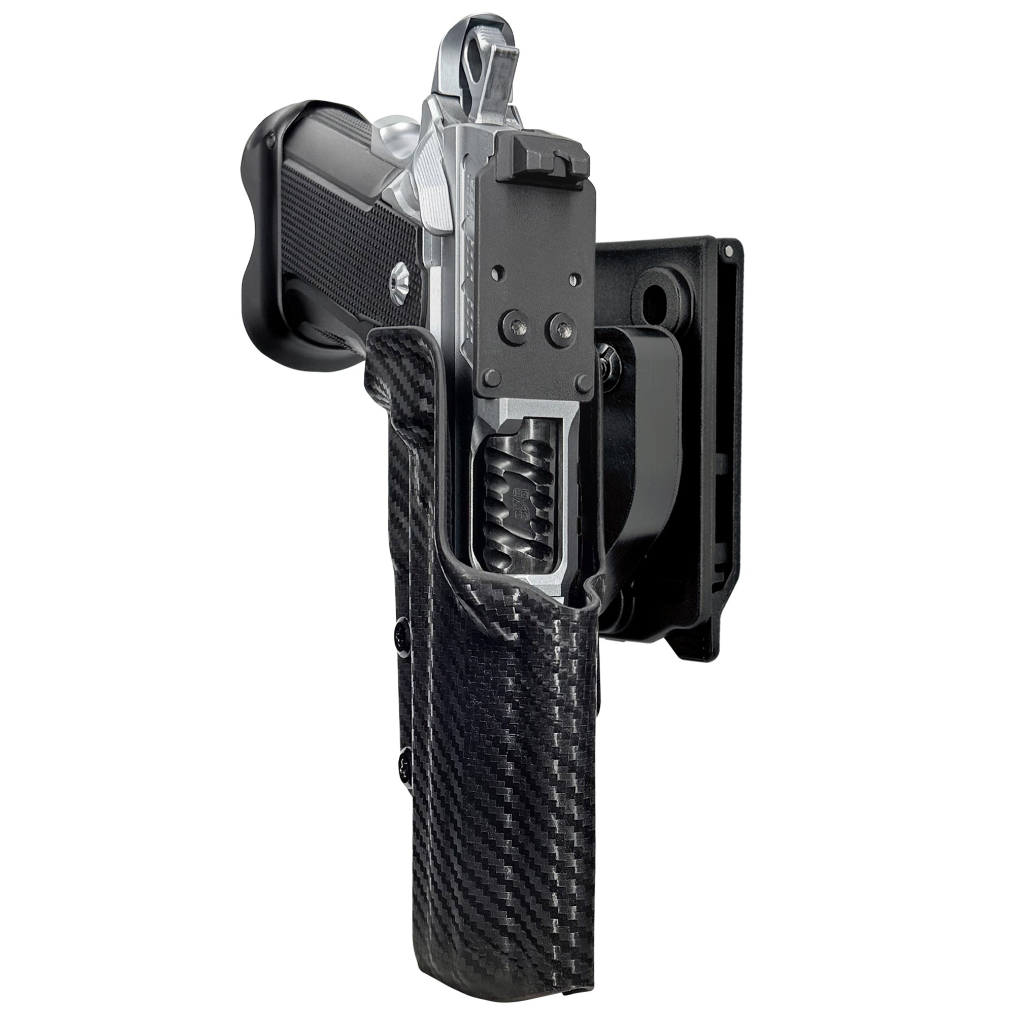 Fusion Firearms XP Comp Quick Release IDPA Holster in Carbon Fiber