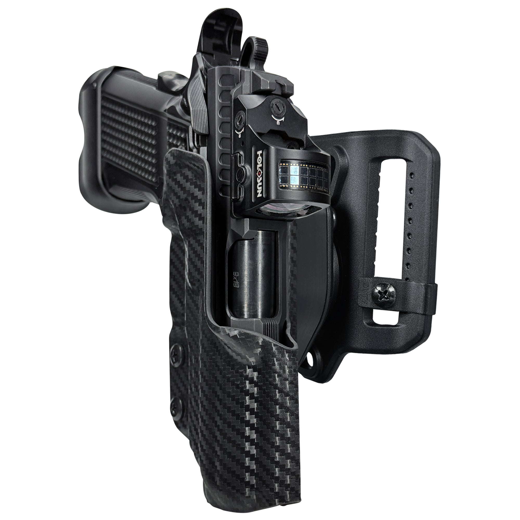 Fusion Firearms XP Pro Quick Release Belt Loop Holster in Carbon Fiber