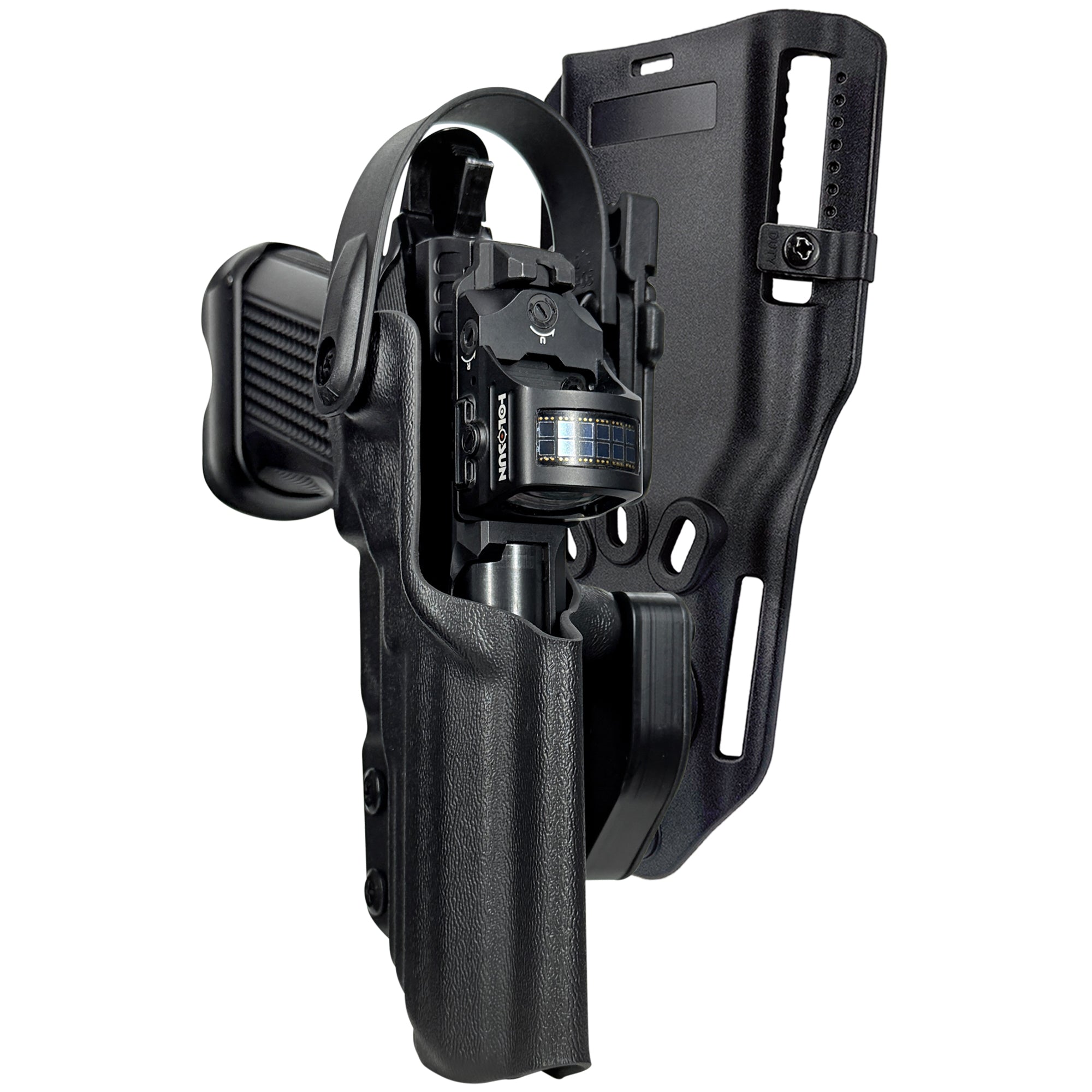 Level II Duty Drop and Offset Holster for Fusion Firearms XP Pro in Black