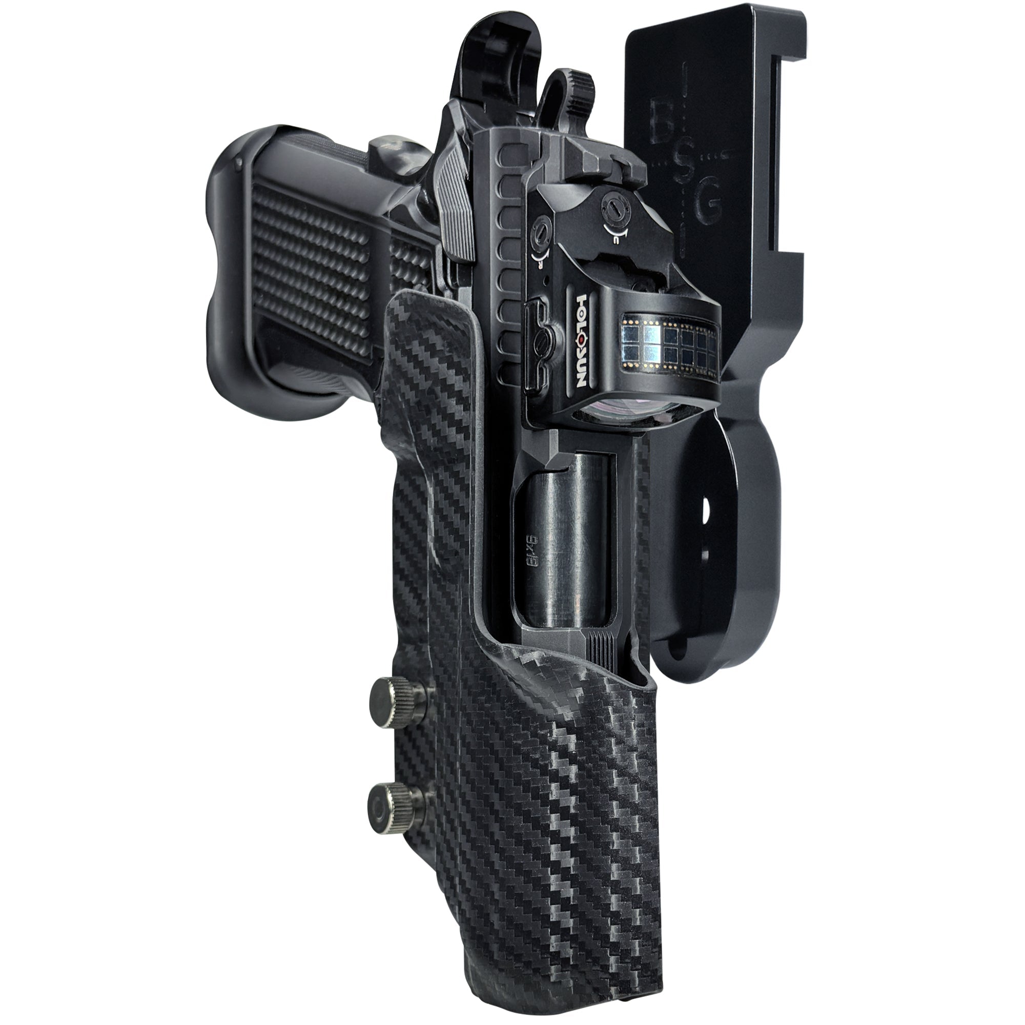Fusion Firearms XP Pro Pro Heavy Duty Competition Holster in Black / Carbon Fiber