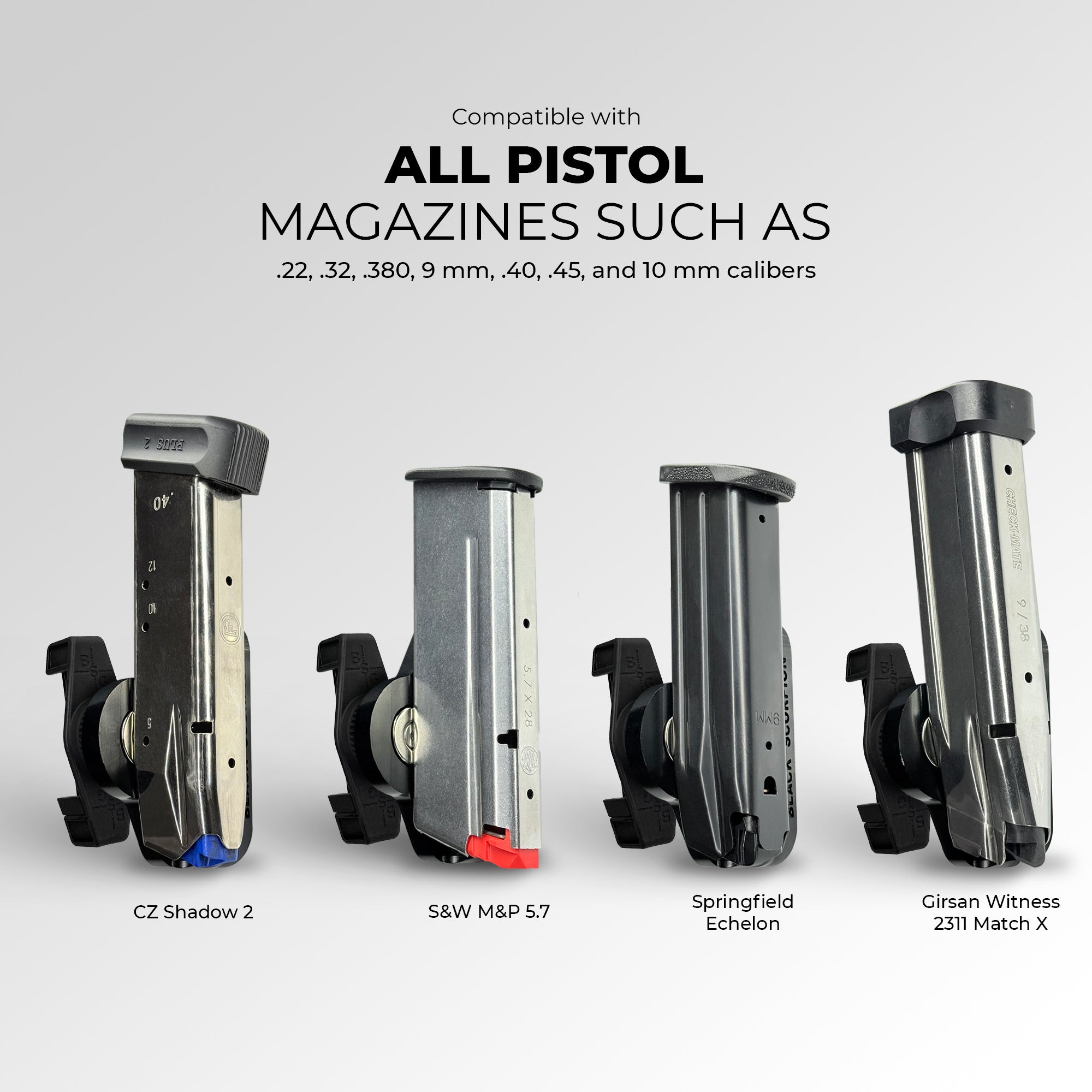 Triple Magnet Universal Magazine Pouch