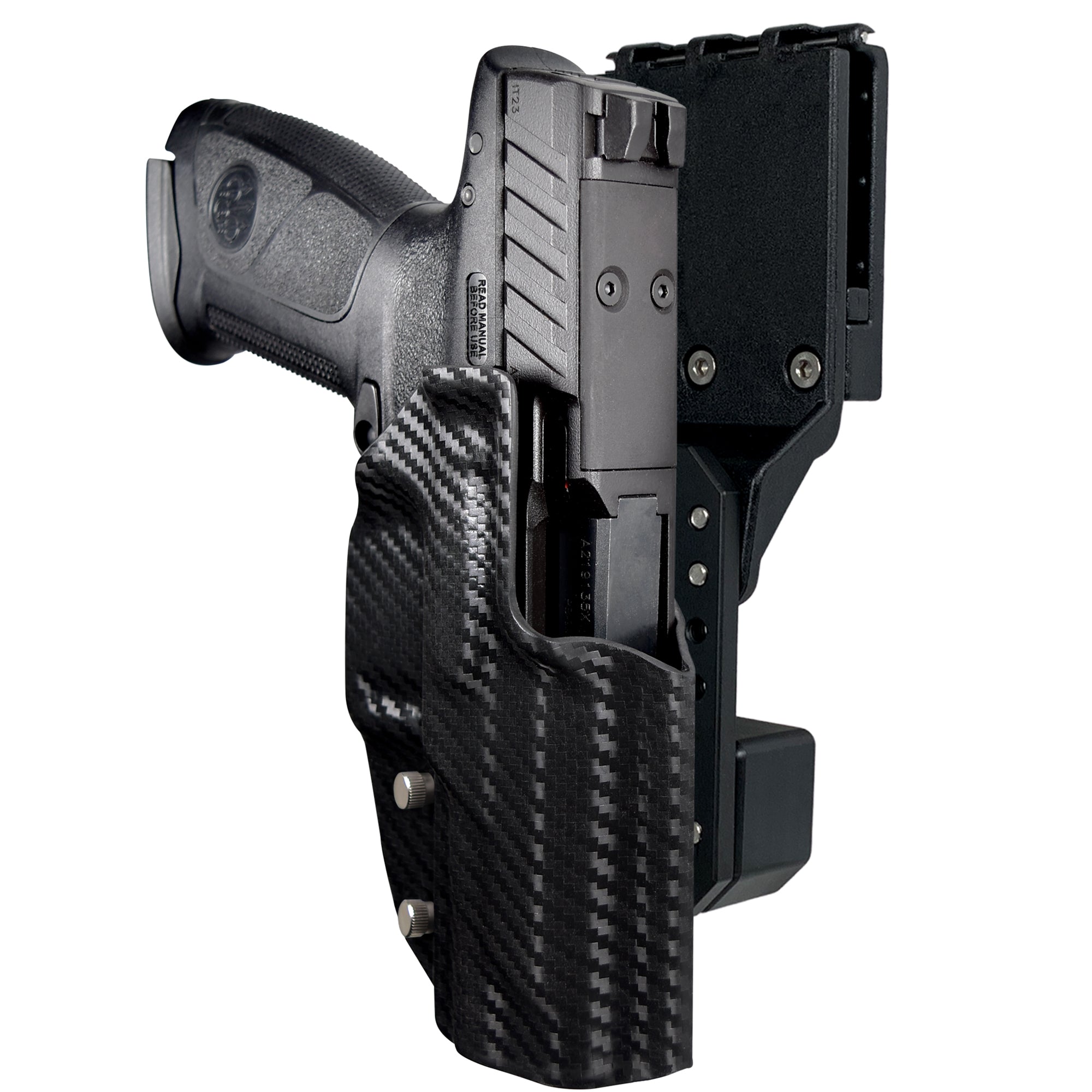 Black Scorpion Pro Competition Holster – Fits 1911 5" Without Rail – Kydex OWB – .45 ACP