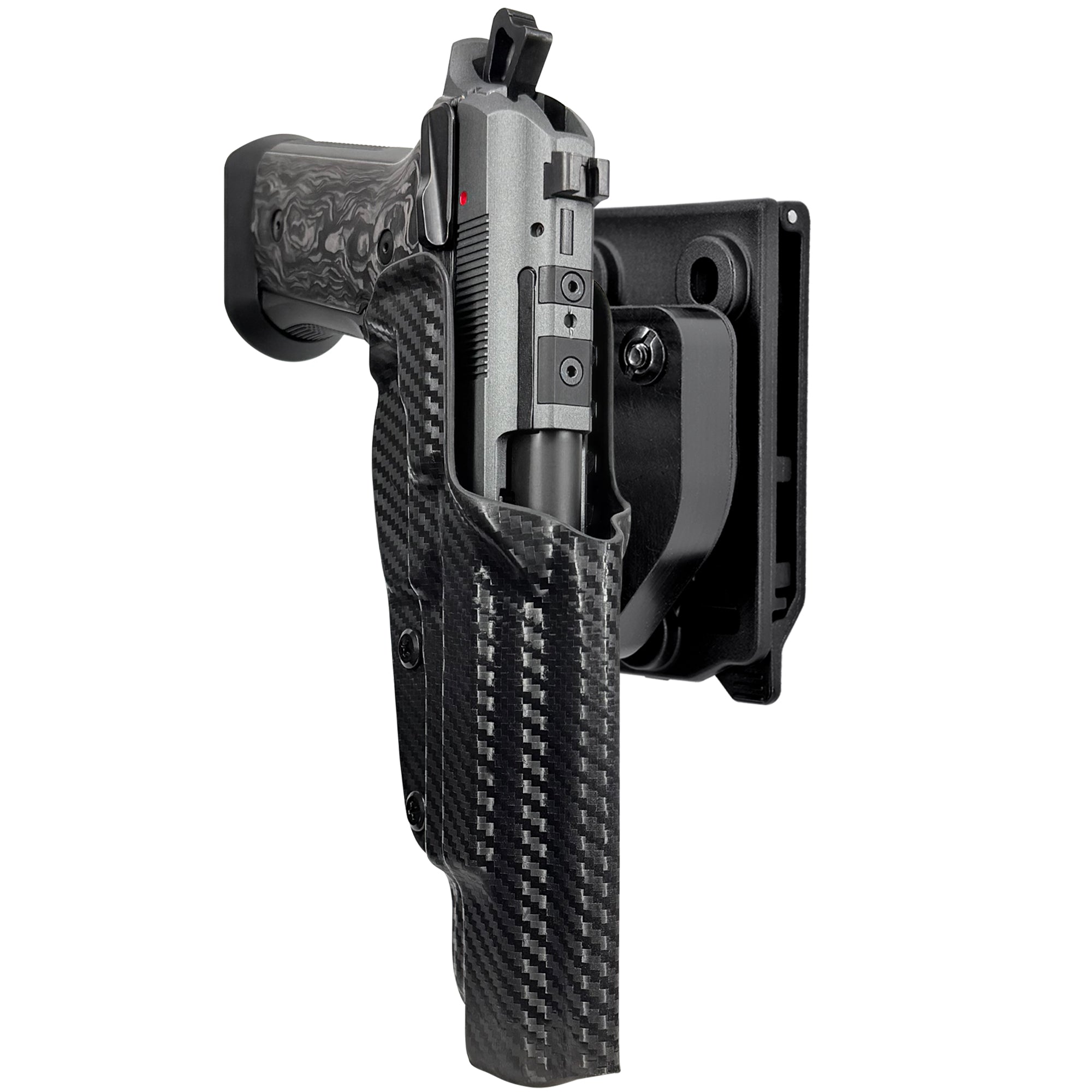 Beretta 92XI SAO Gara/Corsa Quick Release IDPA Holster in Carbon Fiber