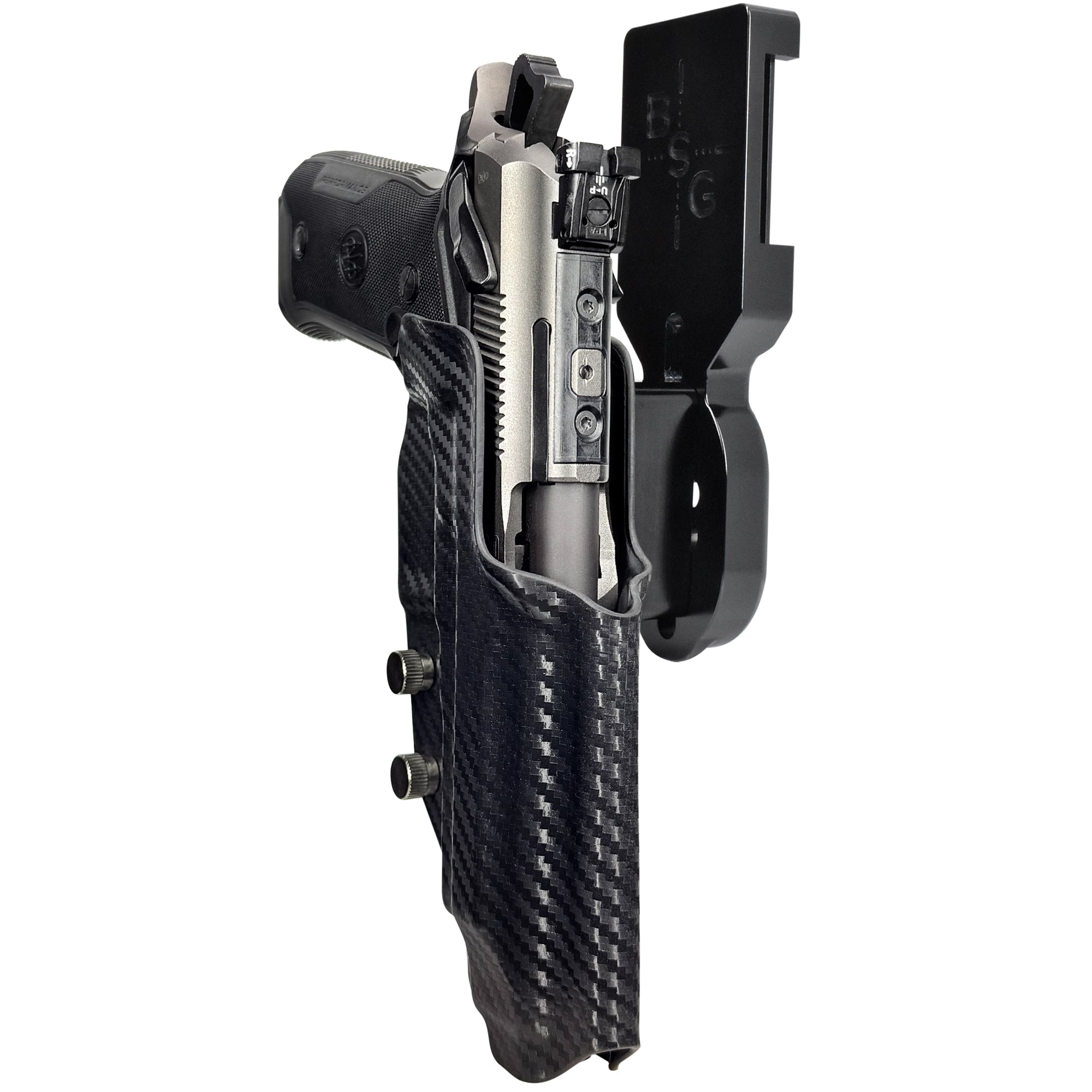 Beretta 94X Performance Pro Heavy Duty Competition Holster in Black / Carbon Fiber
