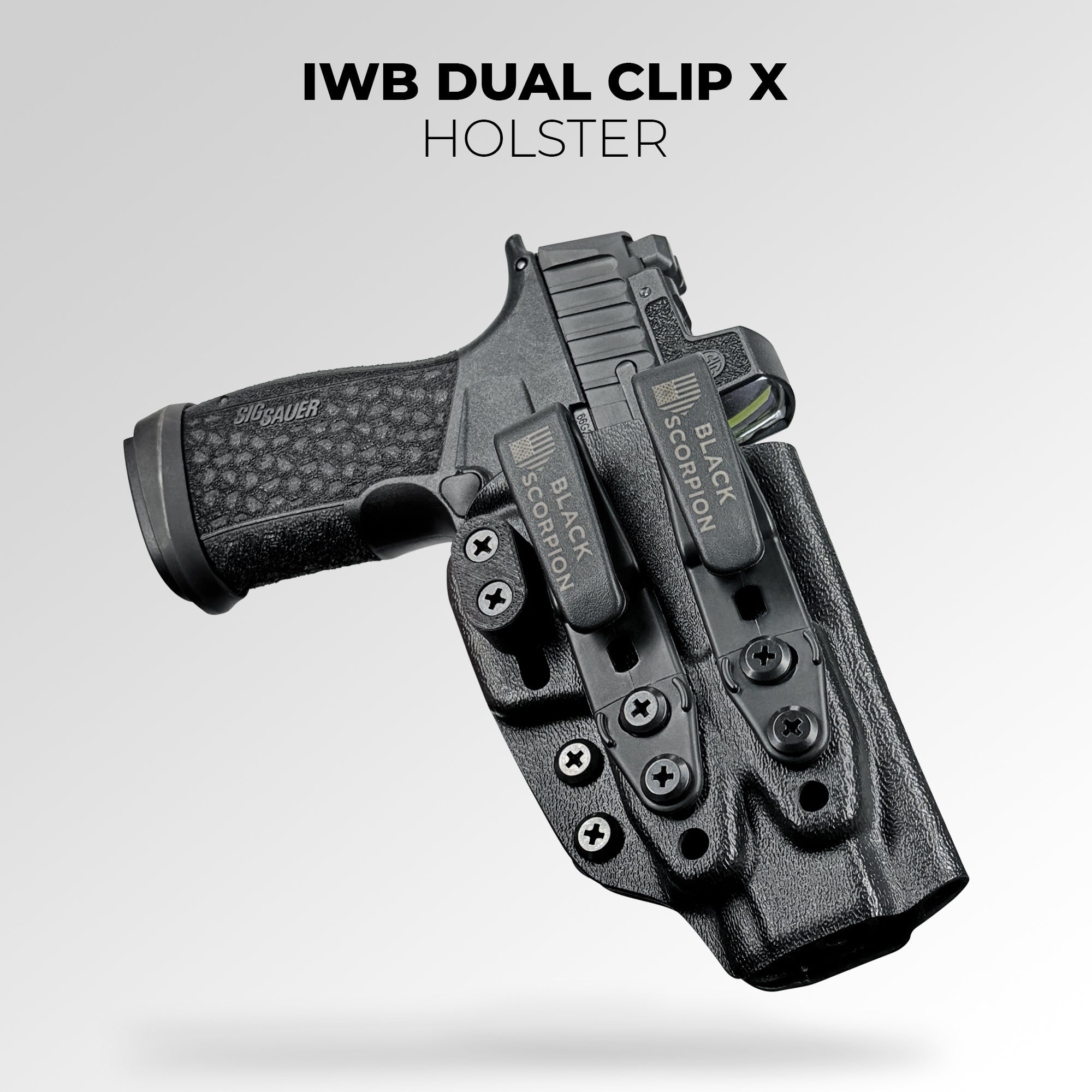 HD C4X w TLR-7X AIWB Dual Clip X Holster - Appendix Carry