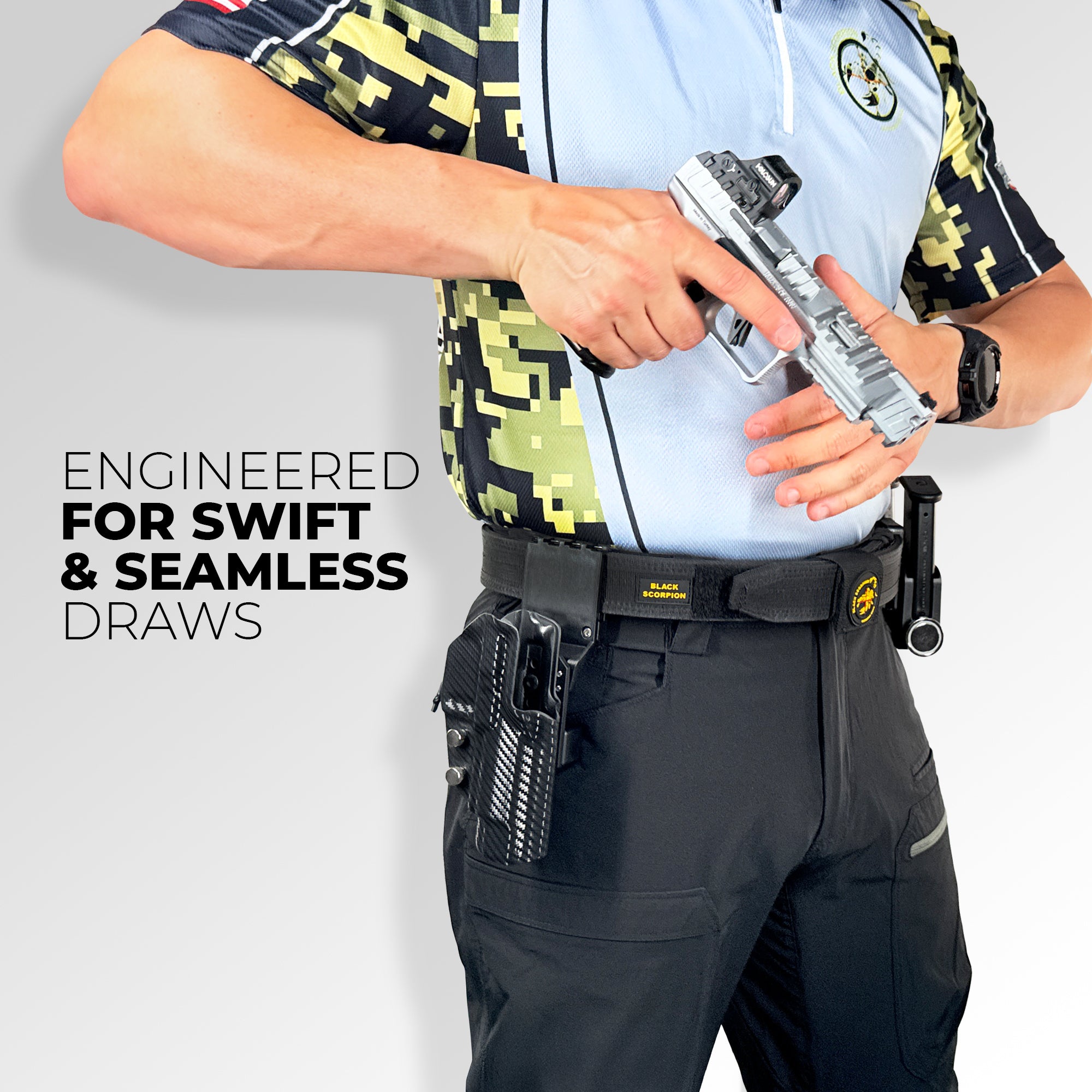 エスター コロッタ① Staccato XC Pro Competition Holster by Black Scorpion Gear