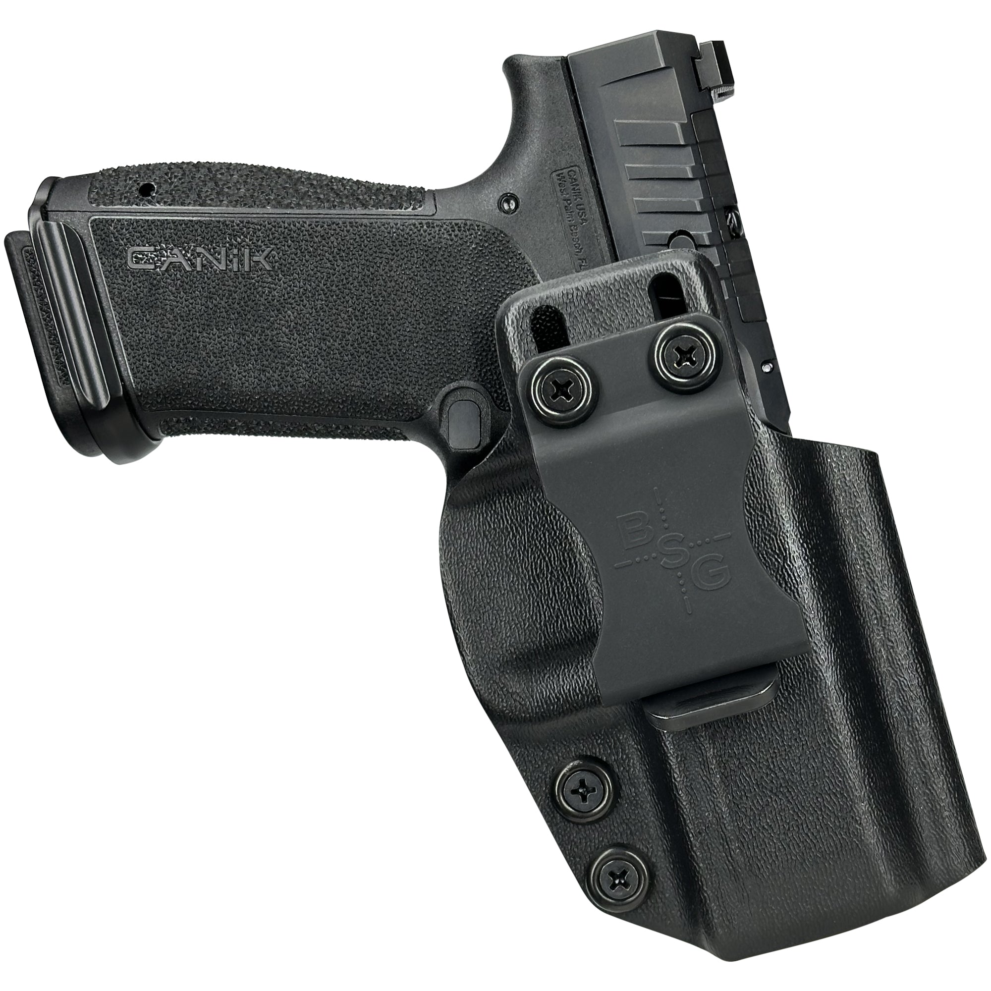 Canik METE MC9 Prime Inside the Waistband Holster in Black - Front