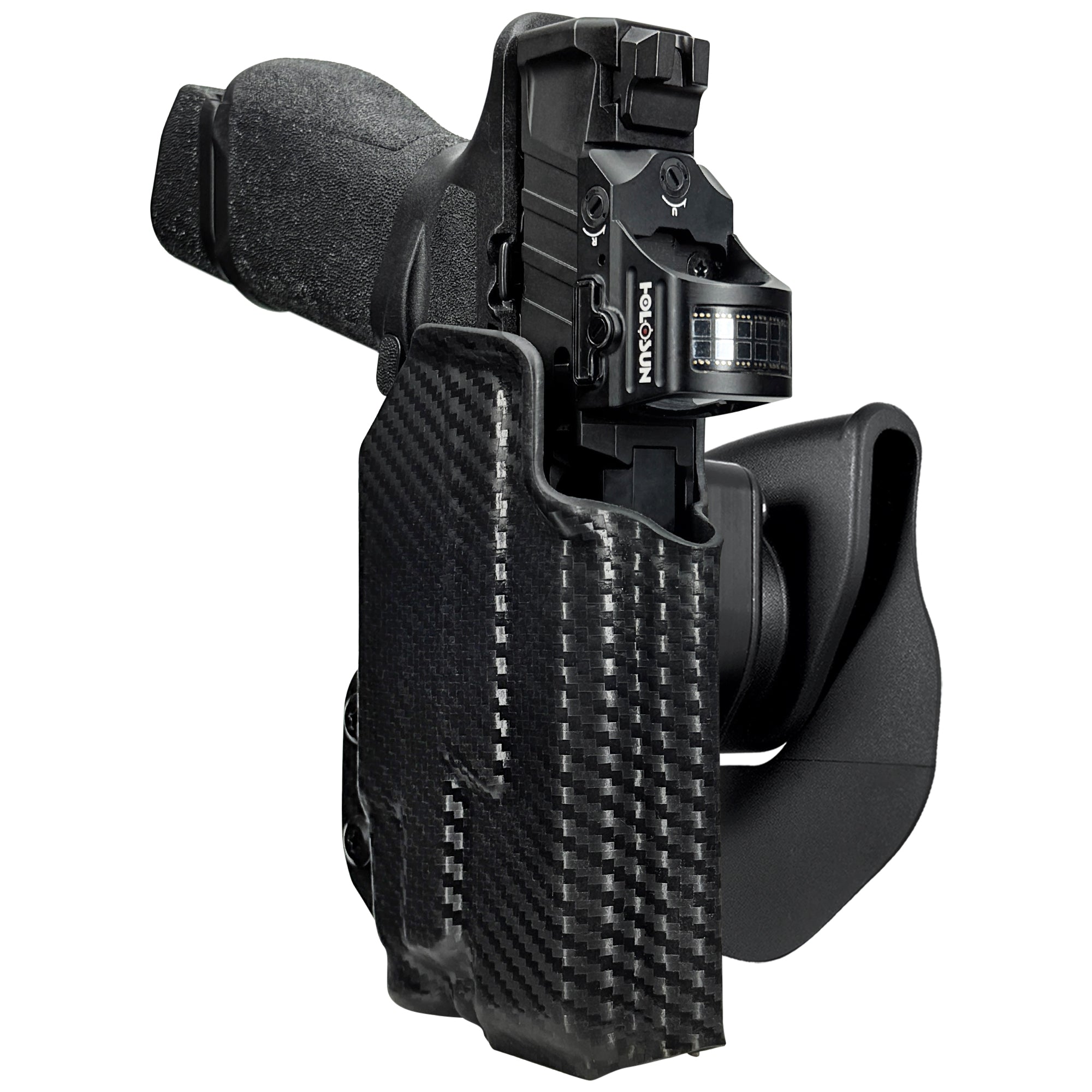 SA Echelon 4.0C TLR-7X OWB Quick Release Paddle Holster in Carbon Fiber