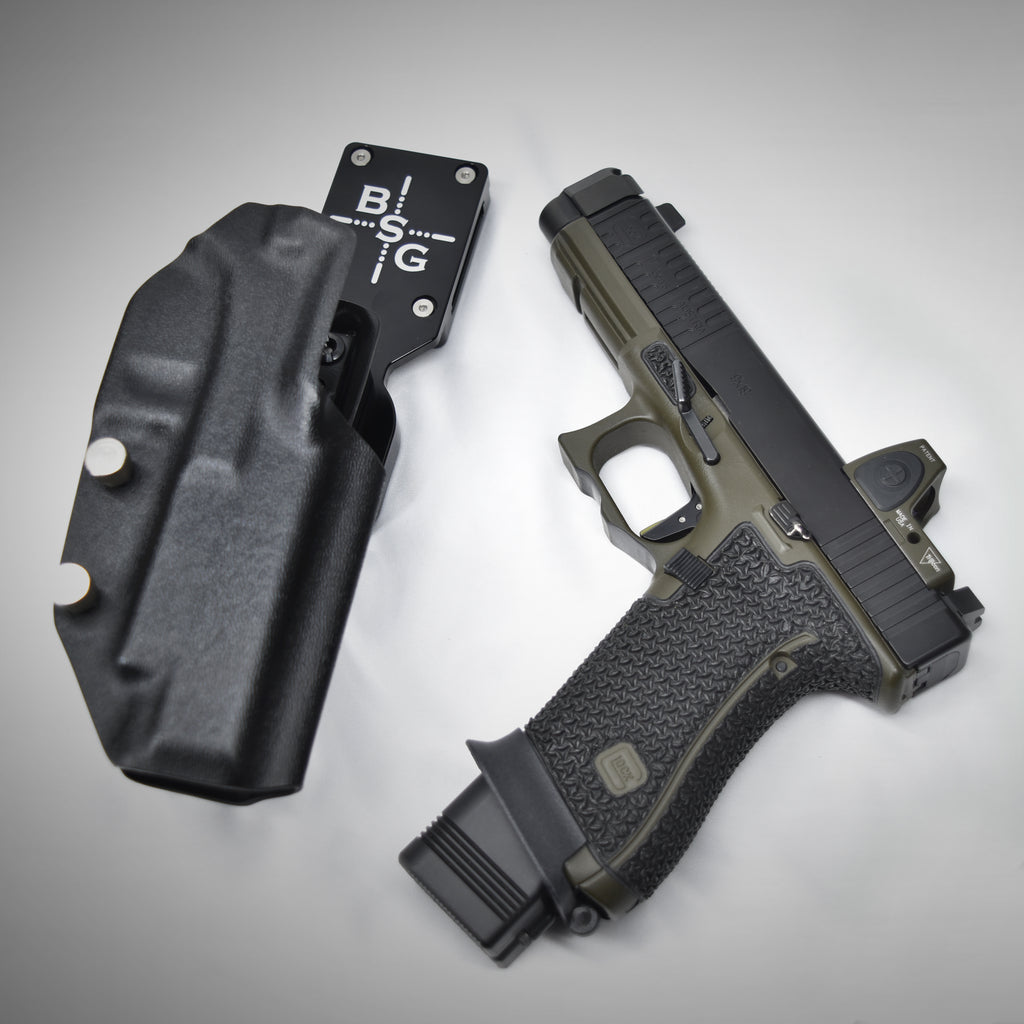 Glock 17 19 19X 22 34 44 45 w/ Align Tactical Thumb Rest Holster Black Scorpion Outdoor Gear