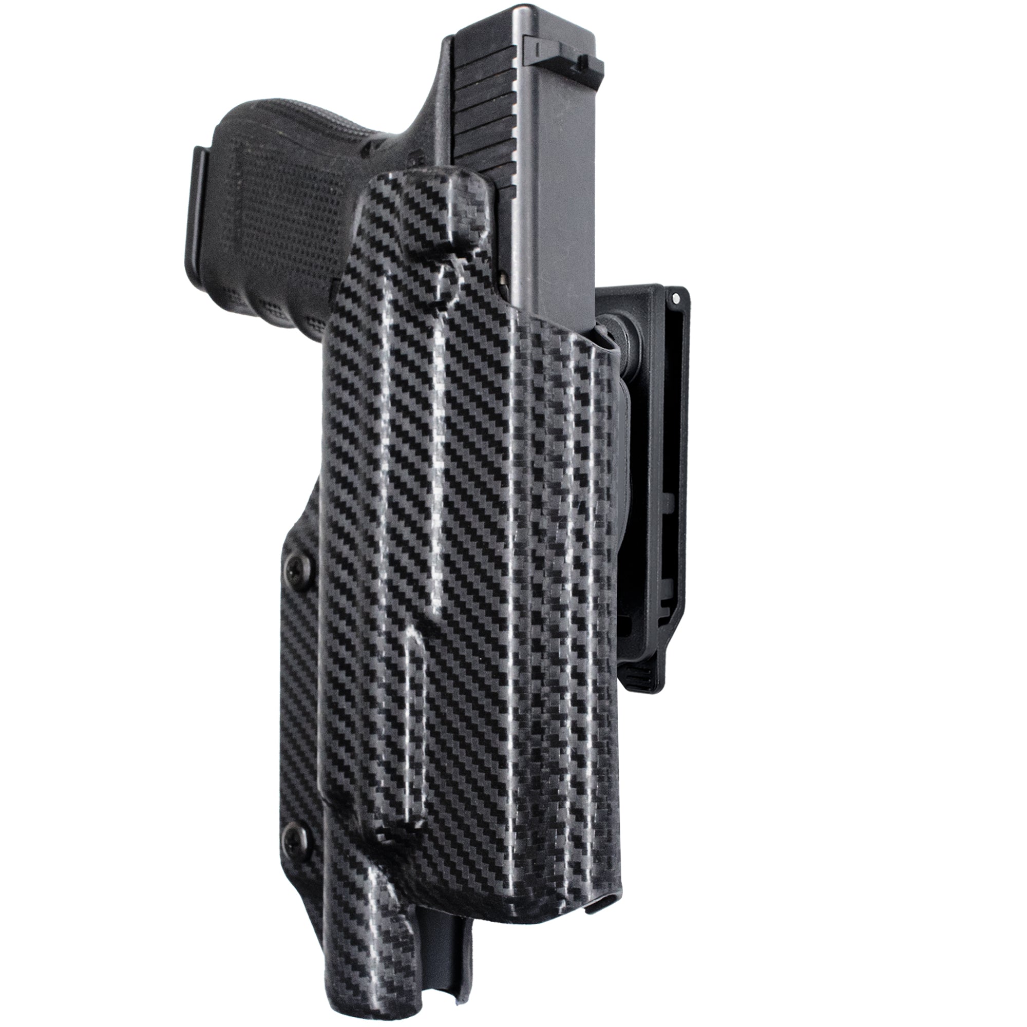 OWB Quick Release IDPA Holster in Carbon Fiber