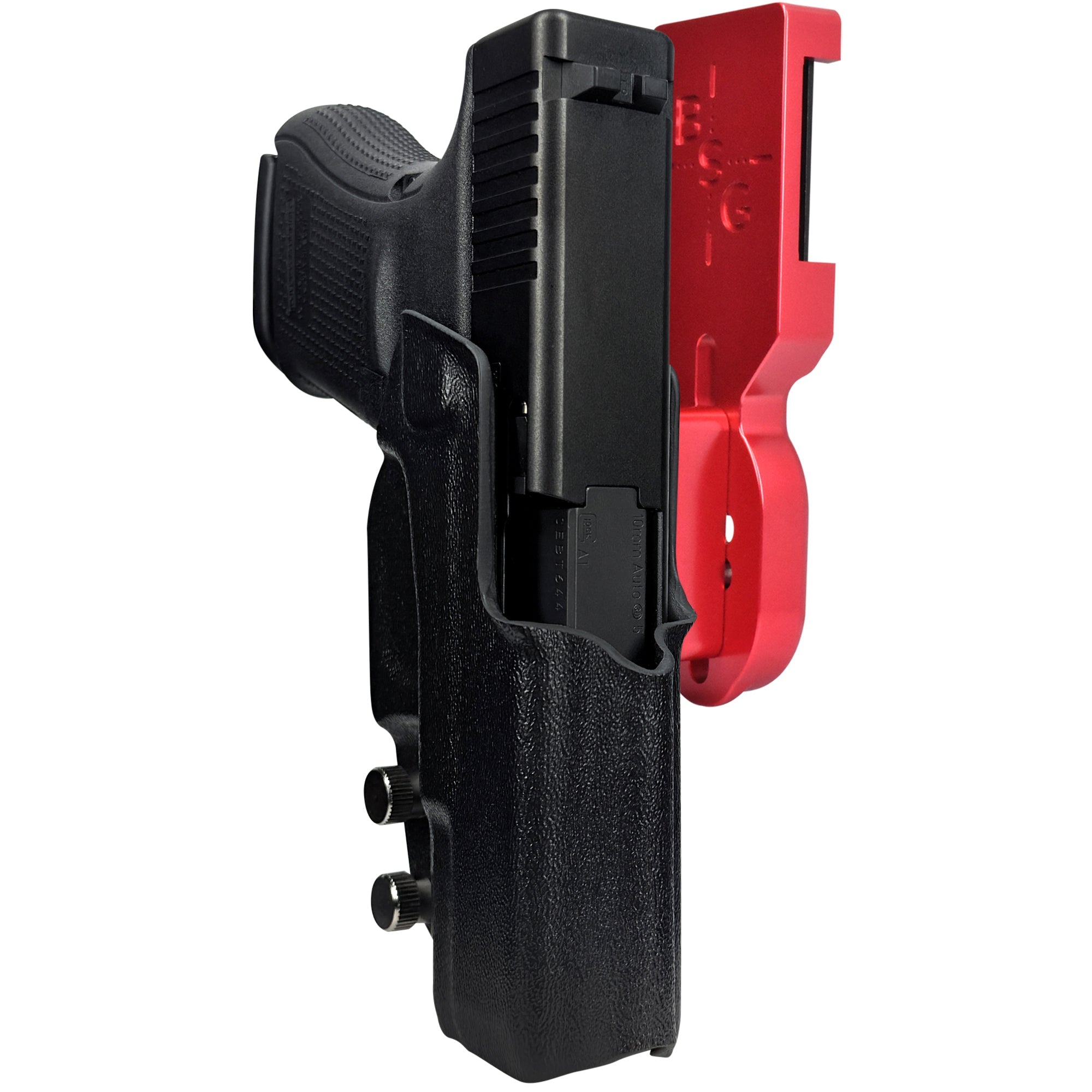 Glock 29 Gen5 Pro Heavy Duty Competition Holster in Red / Black