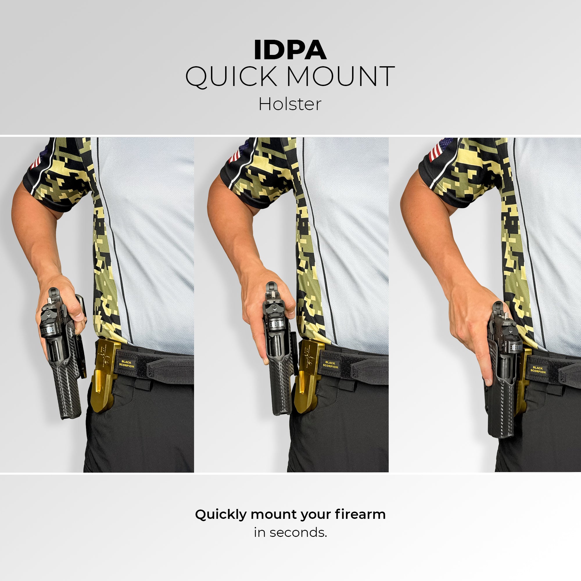 archive KMRii ABC yasu 着用 gun holder jkt IDPA Quick Mount Holster for Canik TTI Combat