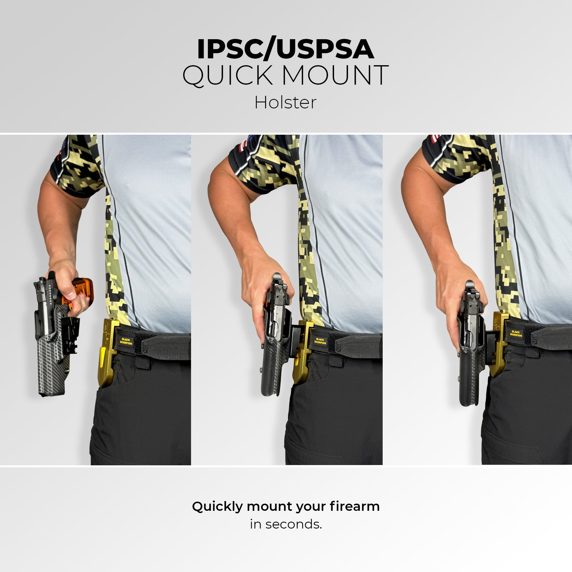 IPSC / USPSA Quick Mount Holster for RIA Derya DY9