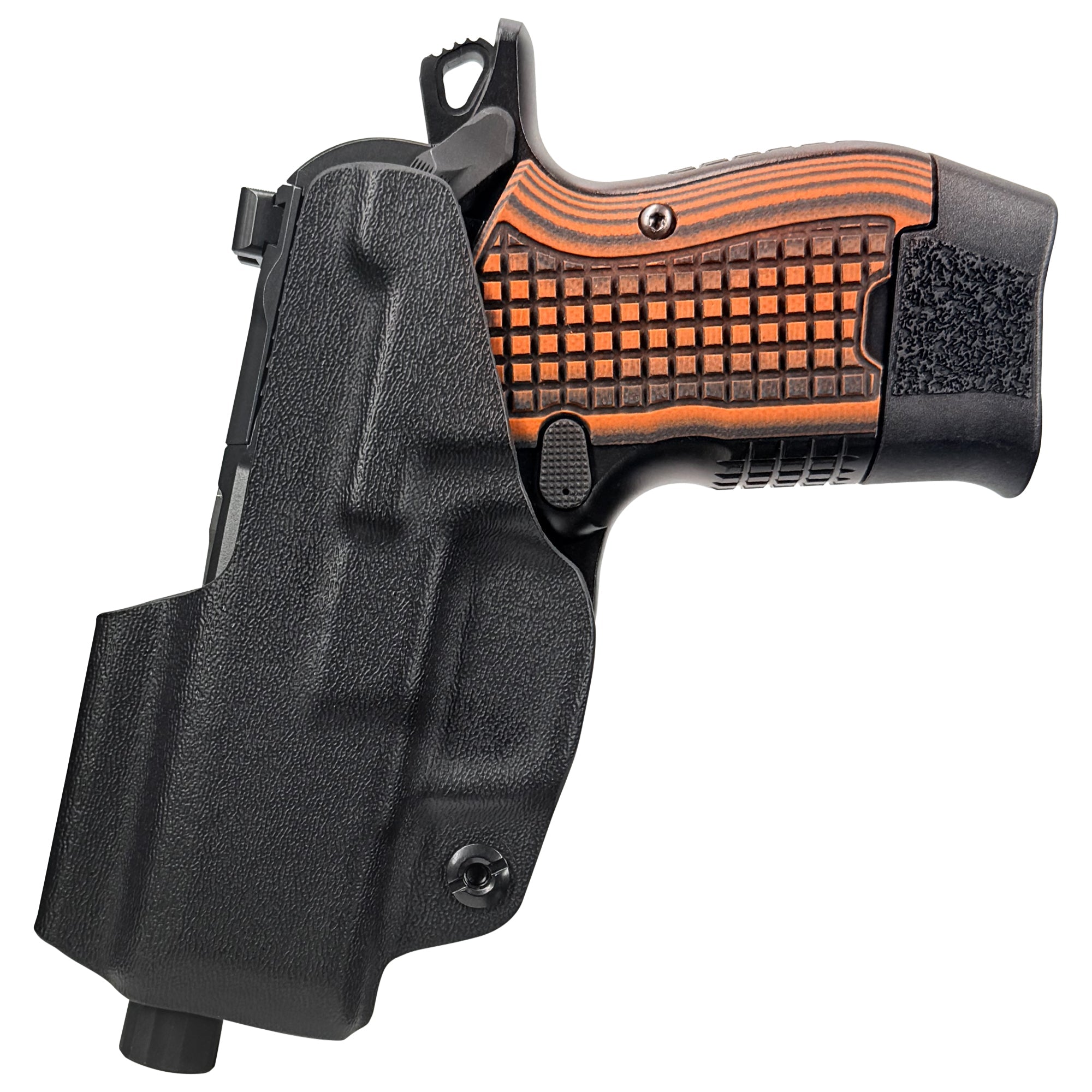 Kimber CDS9 w/ Rail Inside the Waistband Holster in Black - Rear