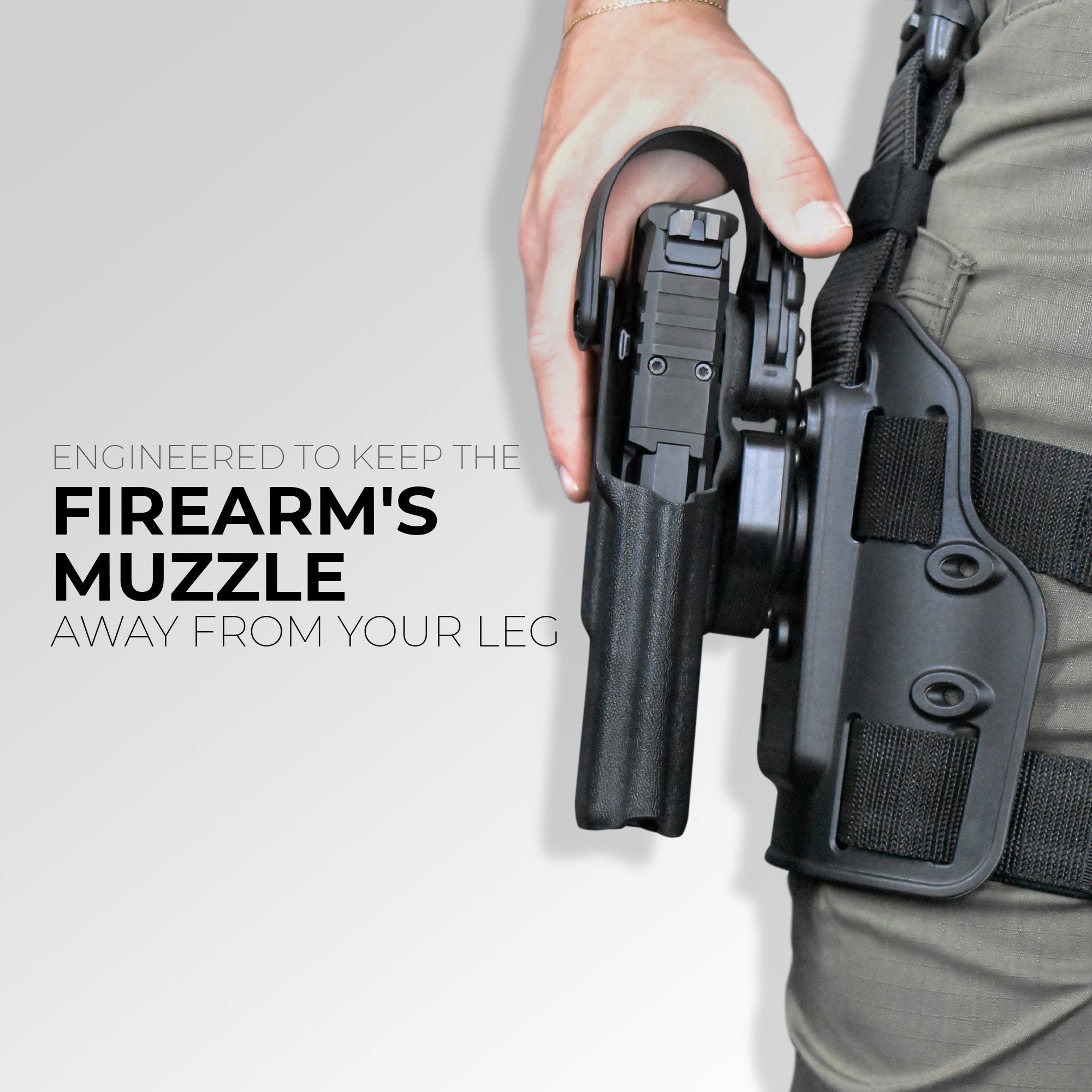 Sig Sauer P320 Full size w/ SureFire X300U-A Level II Quick Release Duty Drop Leg Holster