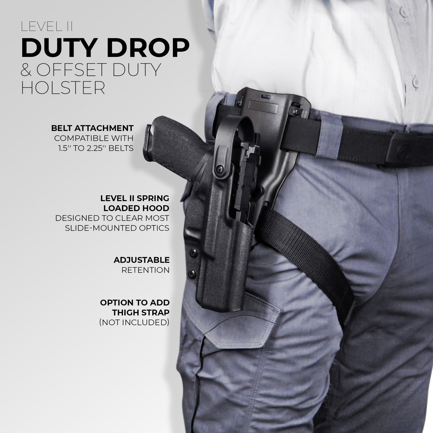 Canik METE SFx PRO Level II Duty Drop and Offset Holster - SFX PRO