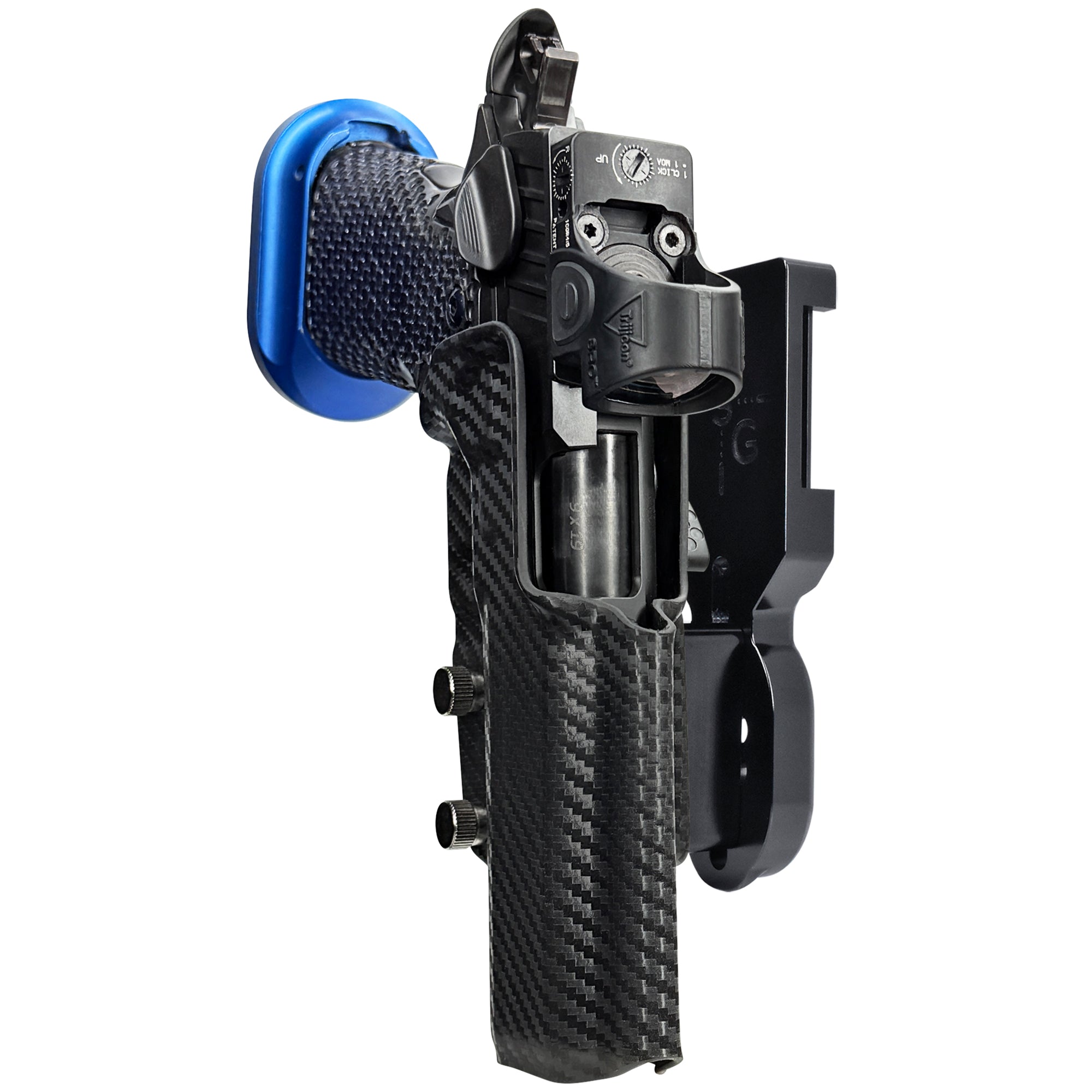 MPA DS9 Hybrid Pro Heavy Duty Competition Holster in Black / Carbon Fiber