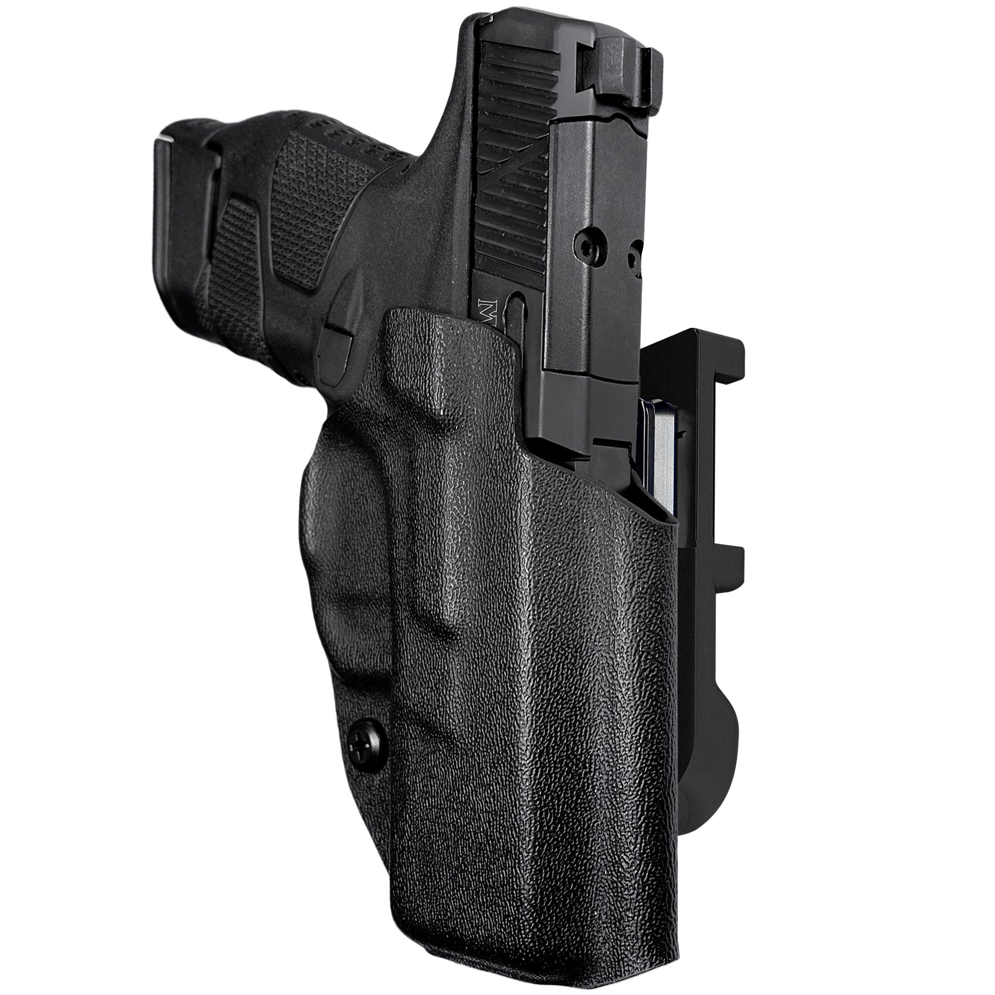 Mossberg MC2SC IDPA Quick Mount Holster with Black Belt Attachment, Black Holster Shell
