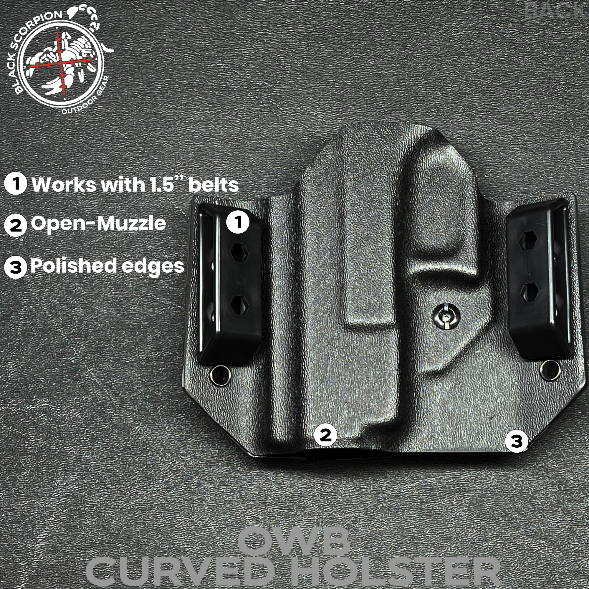 Springfield Armory Echelon OWB Curved Holster