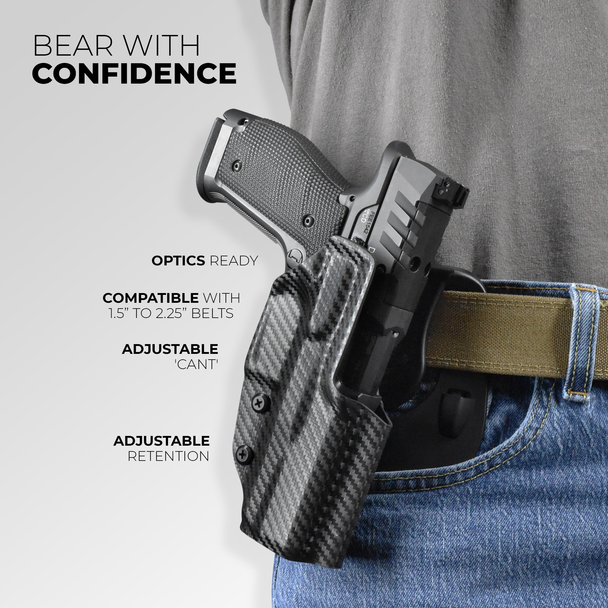 Glock 26, 27, 33 (Gen 4) OWB Paddle Holster