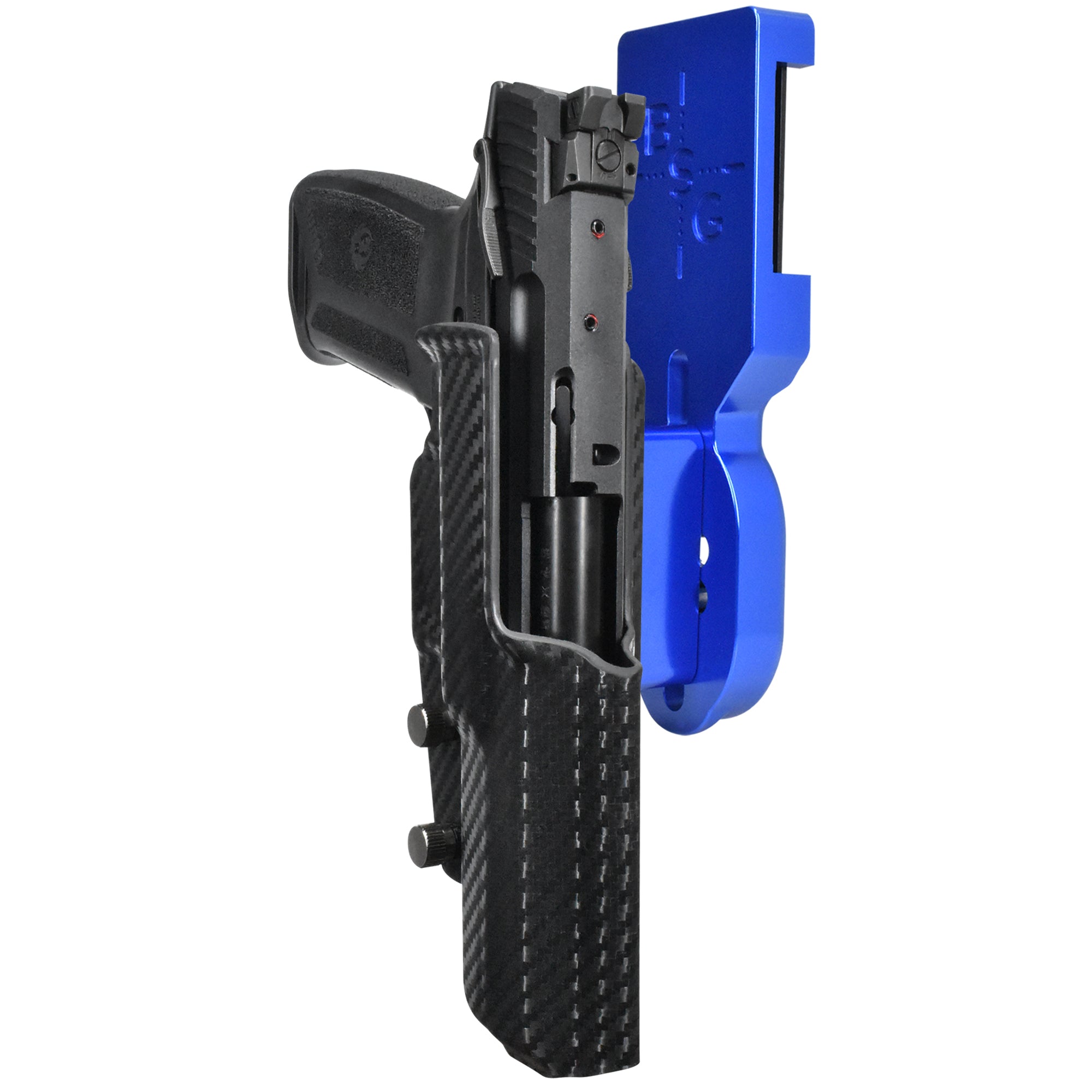 Ruger 5.7 Pro Heavy Duty Competition Holster in Blue / Carbon Fiber