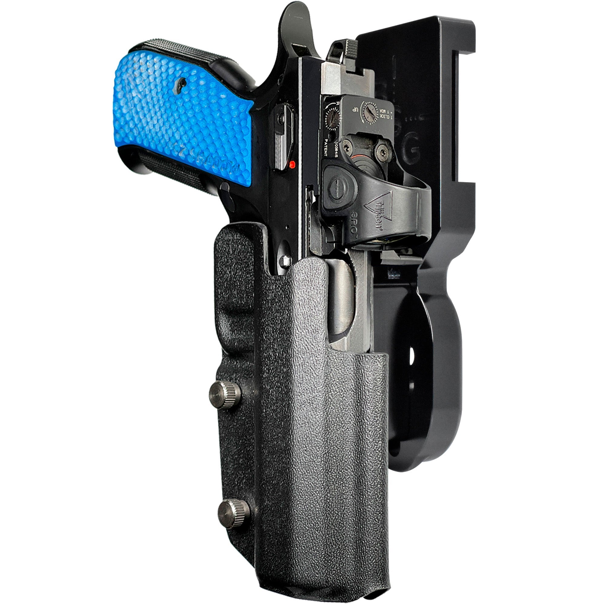 CZ Shadow 2 w/ TEvo Sports Thumb Rest Pro Heavy Duty Competition Holster