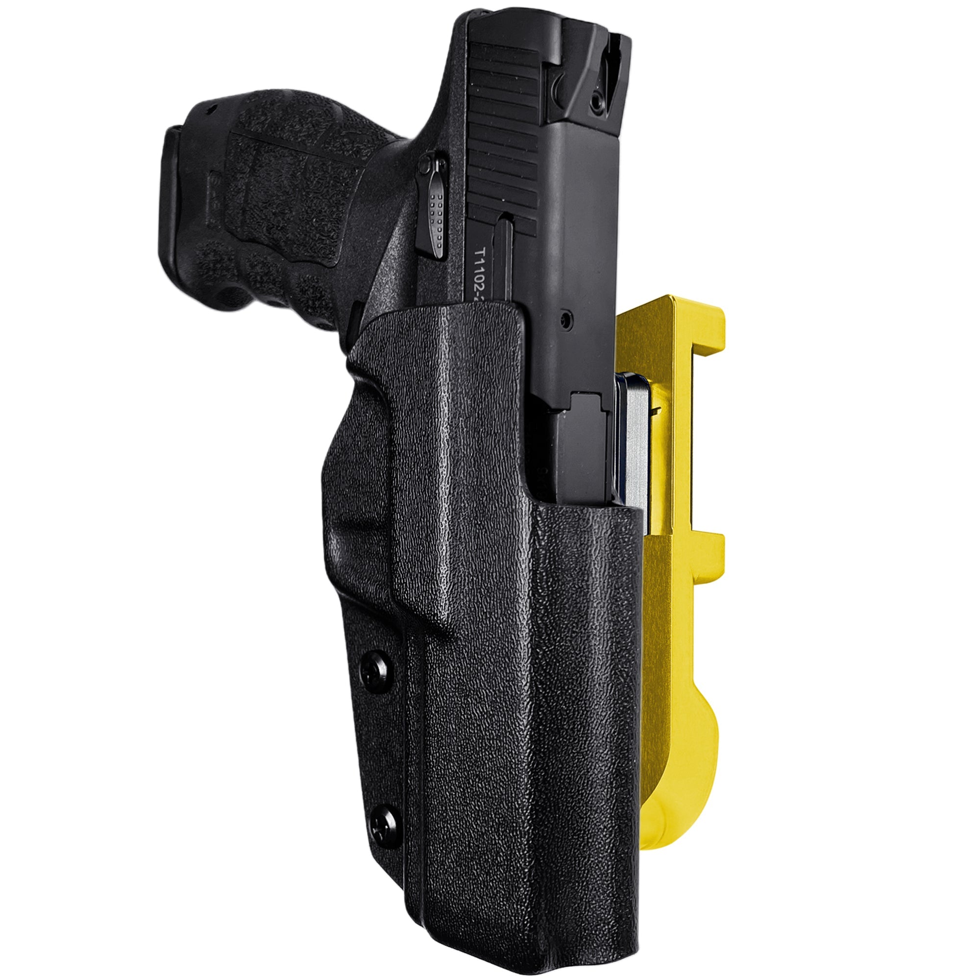 Sarsilmaz SAR9 IDPA Quick Mount Holster with 24K Gold Belt Attachment, Black Holster Shell