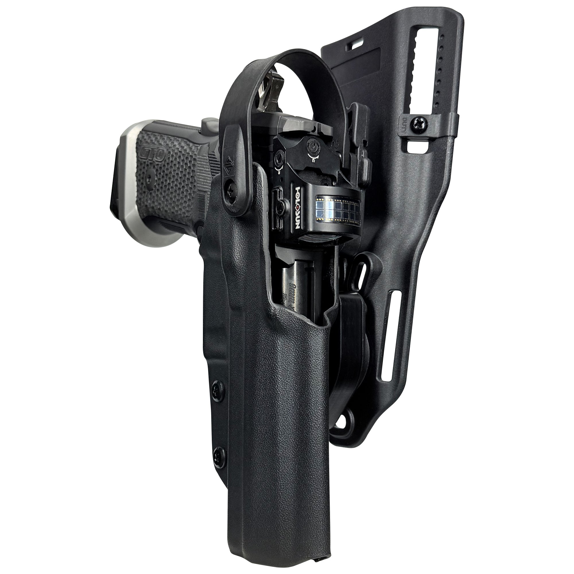 Level II Duty Drop and Offset Holster for Sig P211 GTO in Black