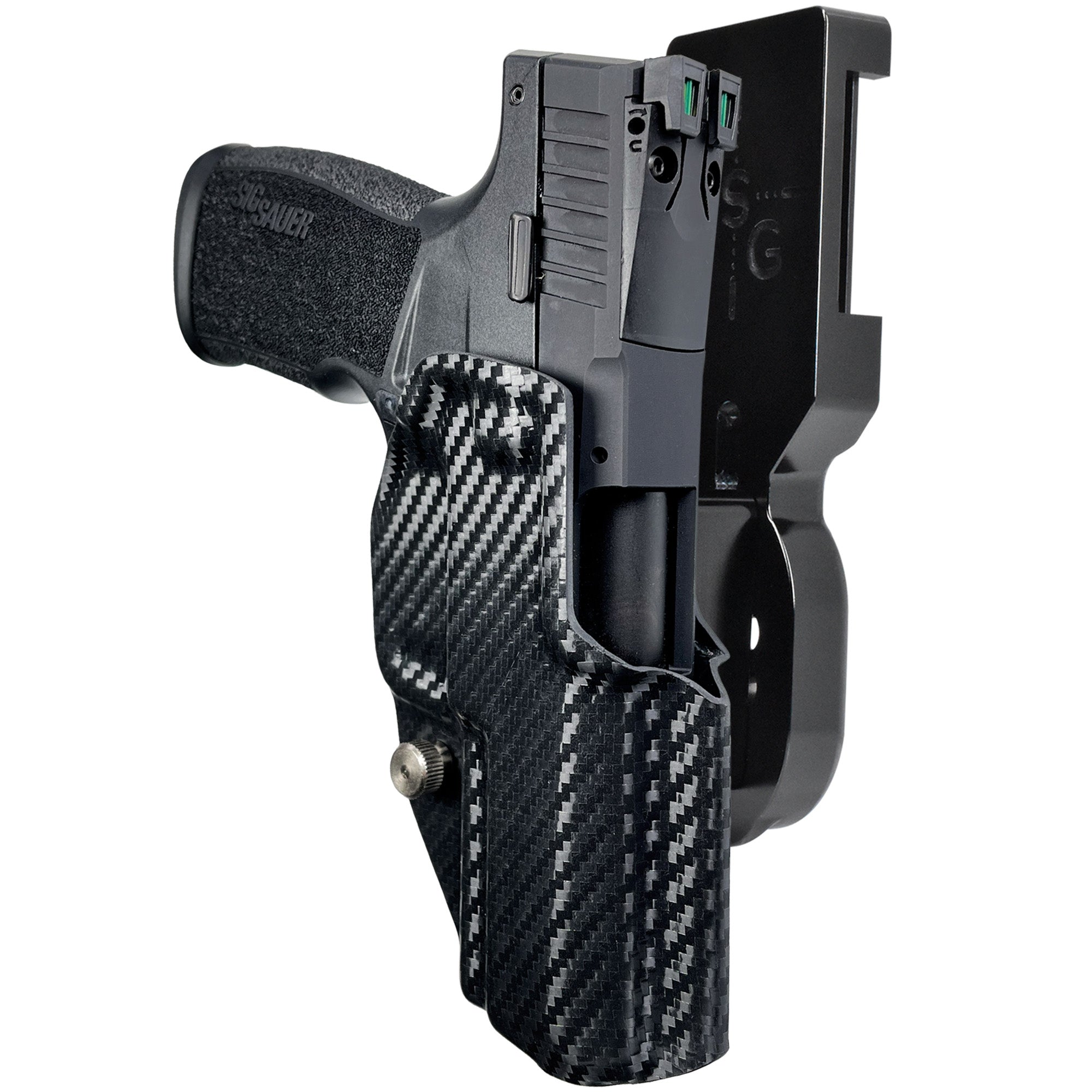 Sig P322 Pro Heavy Duty Competition Holster in Black / Carbon Fiber