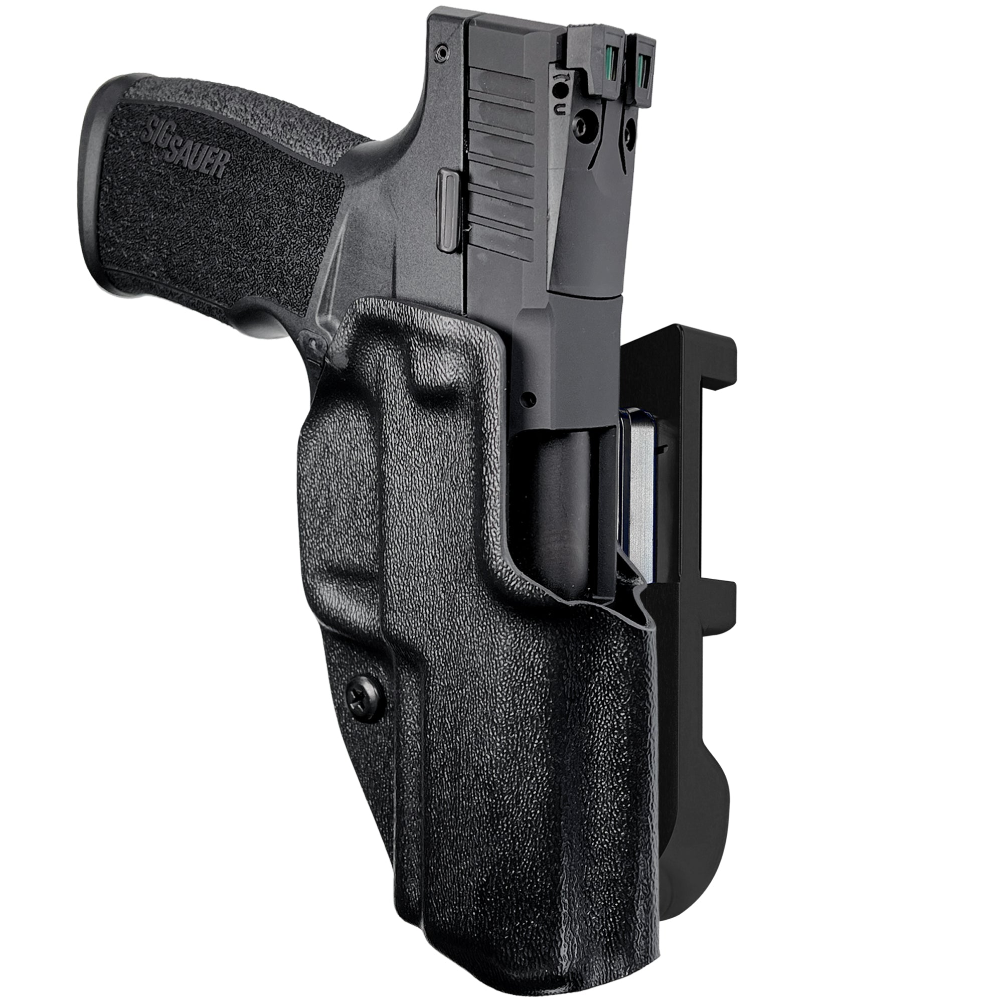 Sig Sauer P322 IDPA Quick Mount Holster with Black Belt Attachment, Black Holster Shell