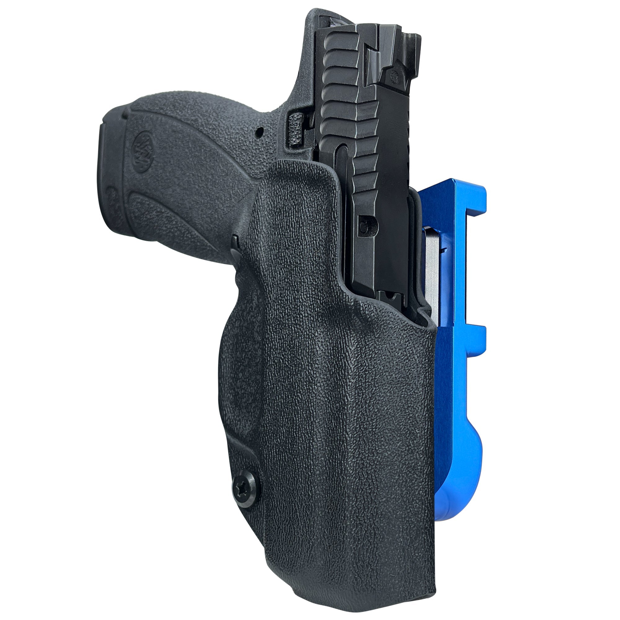 S&W Bodyguard 2.0 IDPA Quick Mount Holster with Blue Belt Attachment, Black Holster Shell