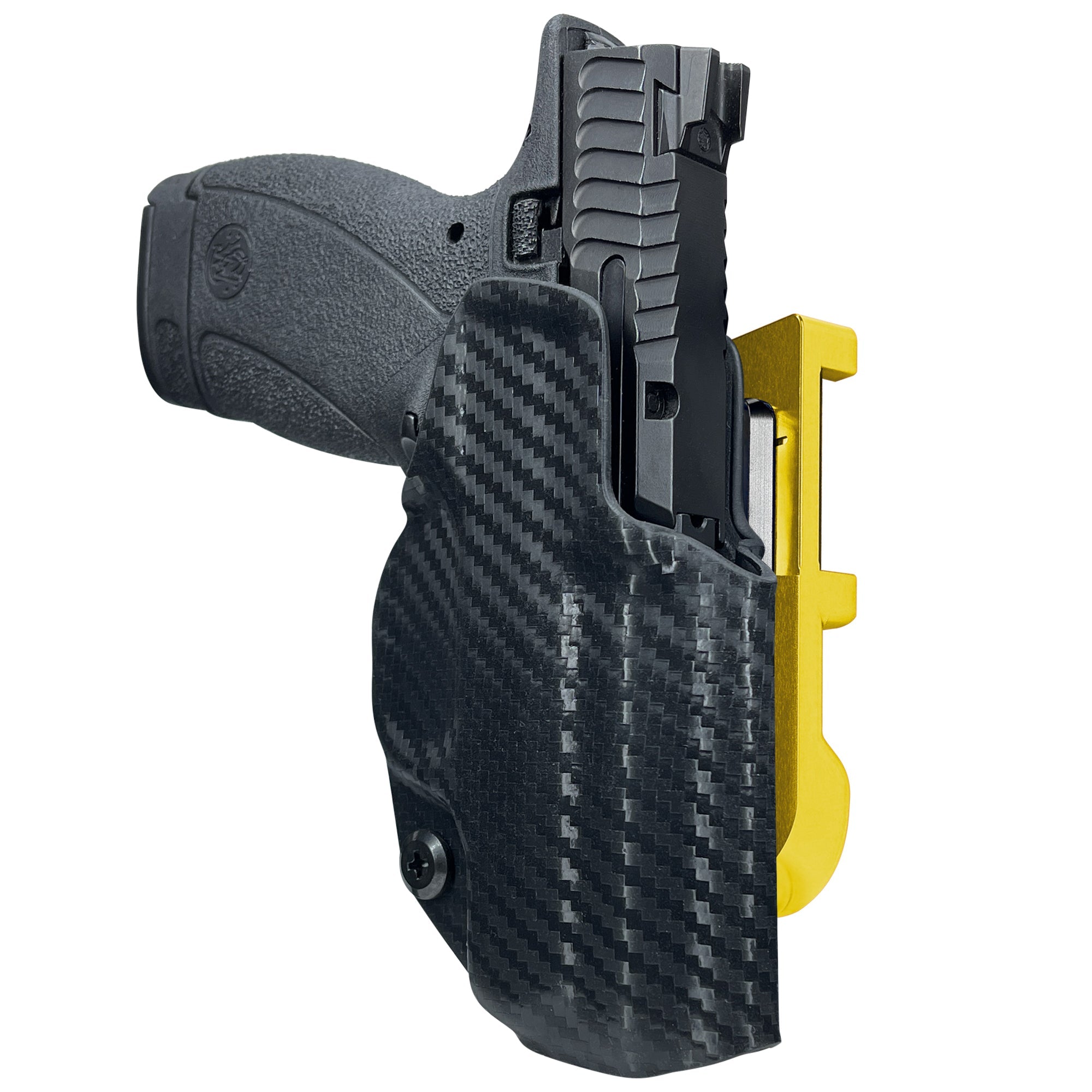 S&W Bodyguard 2.0 IDPA Quick Mount Holster with 24K Gold Belt Attachment, Carbon Fiber Holster Shell