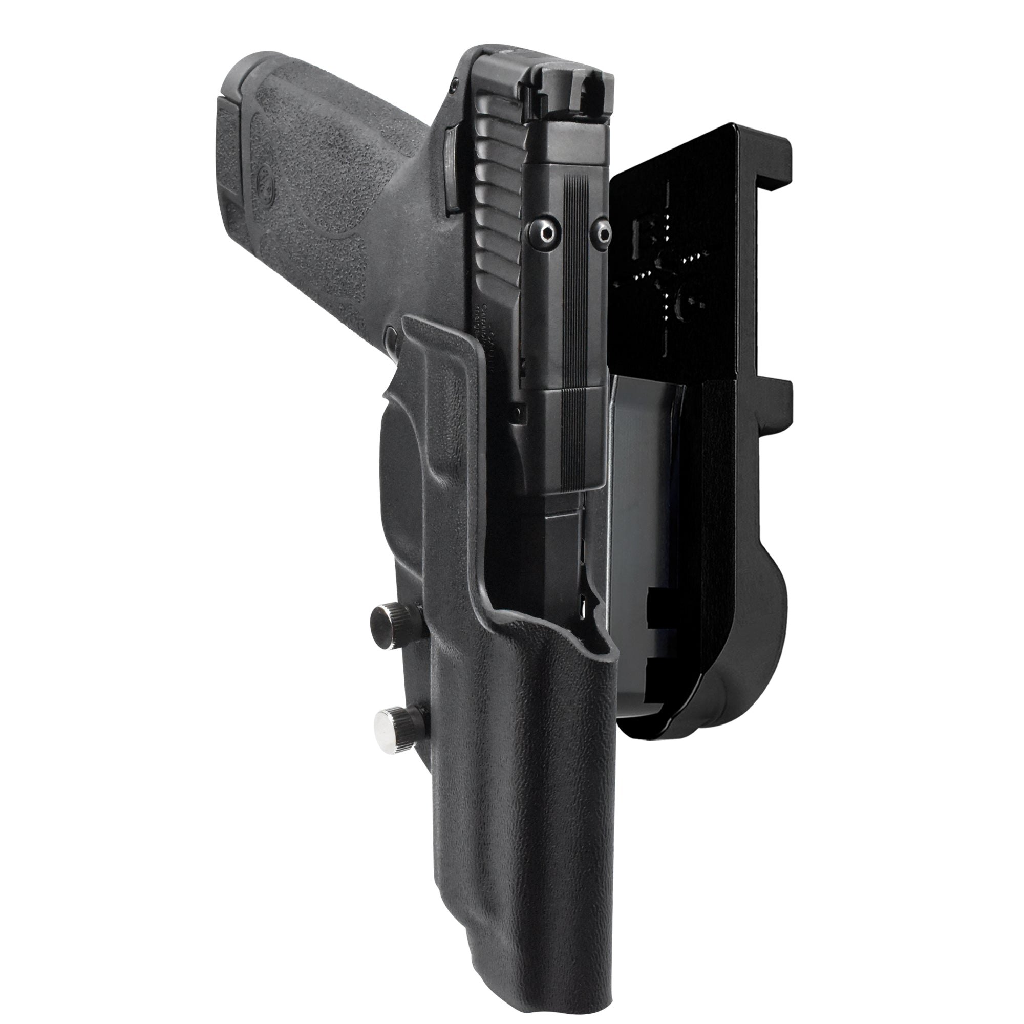 S&W M&P22 Magnum IPSC/USPA Quick Mount Holster with Black Belt Attachment, Black Holster Shell
